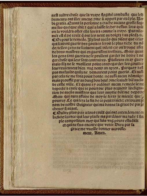 1532 - Jean Bignon - Trésor du remède préservatif et guérison de la peste - Séville Capitular y Colombina