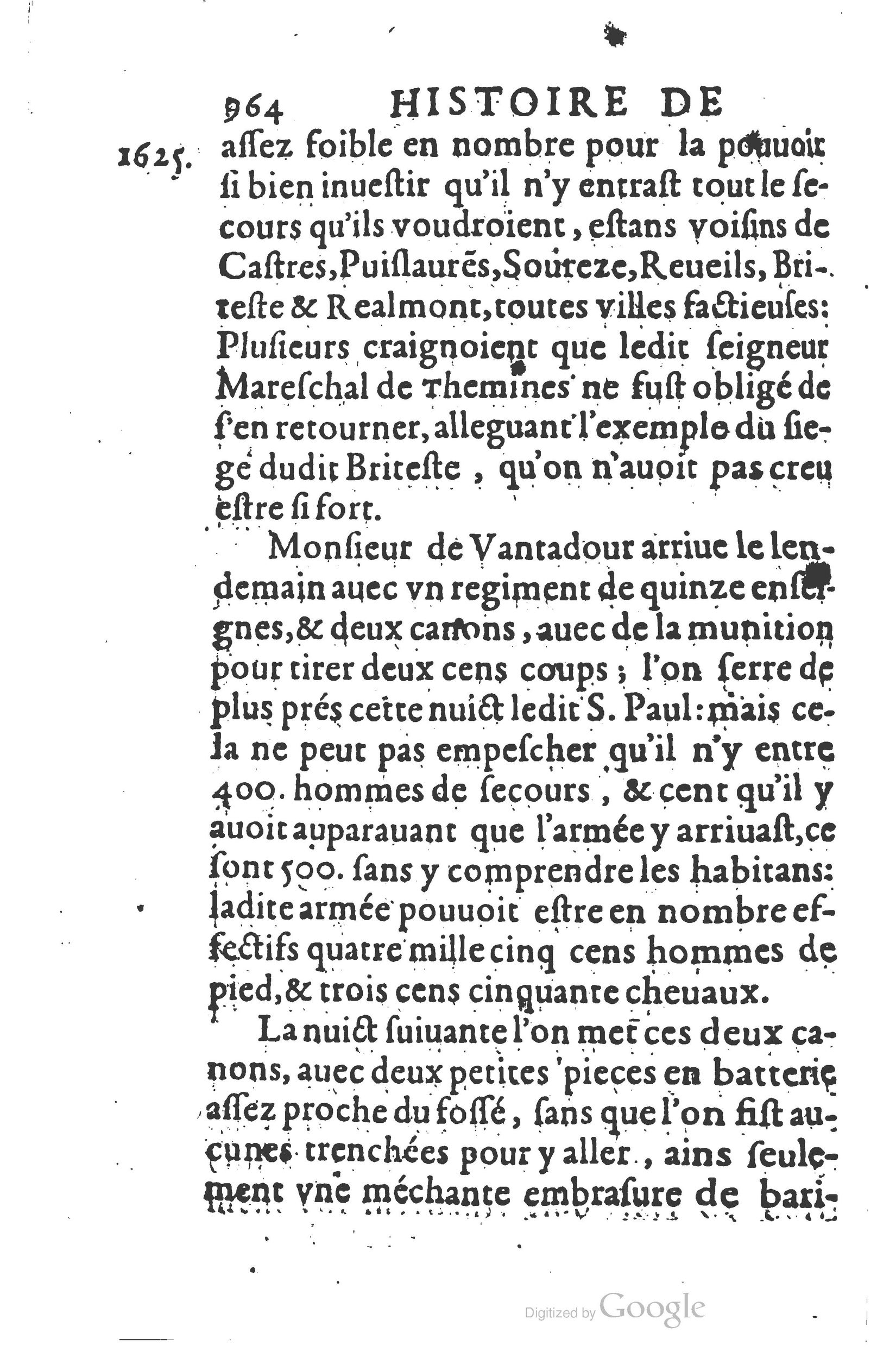 1626 - Joseph Bouillerot - Trésor de l’histoire générale de notre temps - BSB Munich