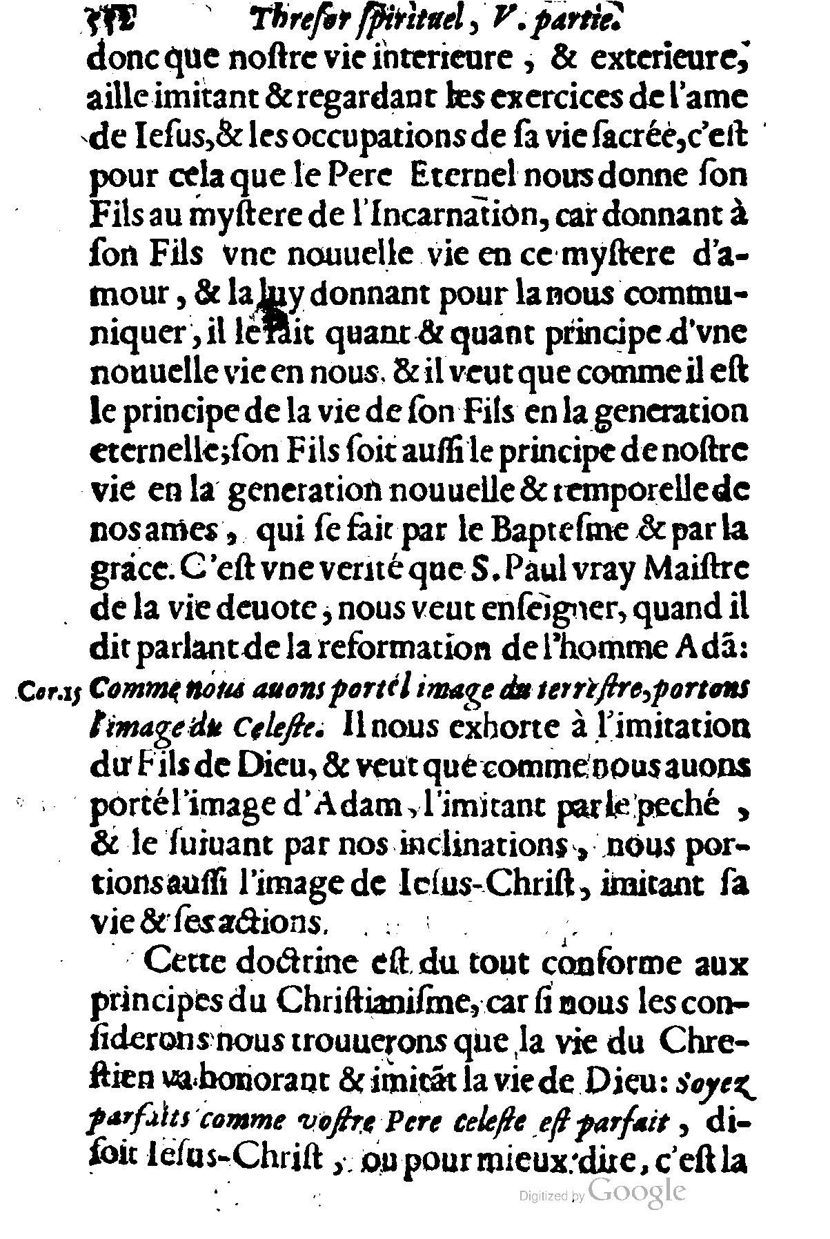 1635 - Sébastien Huré - Trésor spirituel contenant les obligations - BM Lyon
