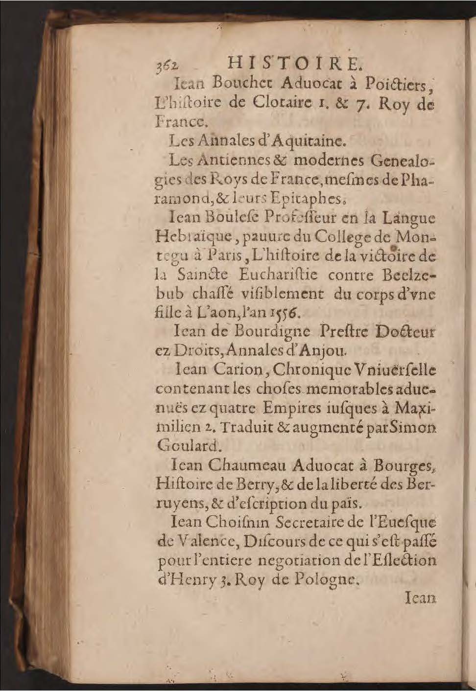 1602 - François Jacquin - Trésor des bons esprits français - BnF Arsenal