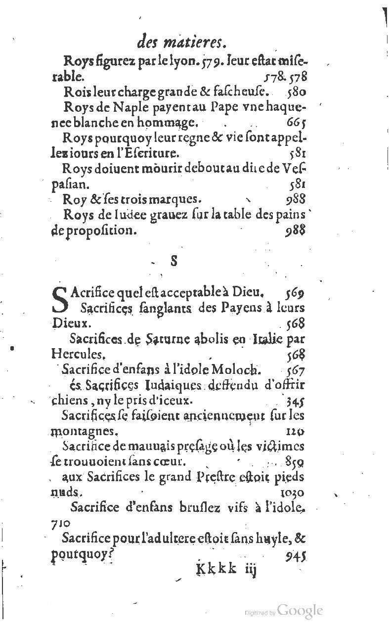 1607 - Nicolas Du Fossé - Trésor quadragésimal - T 01 - BM Lyon