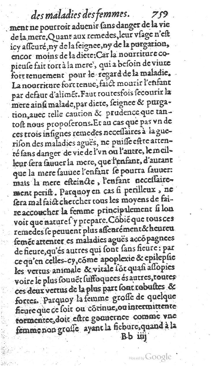 1585 - Jacques du Puis - Trésor des remèdes secrets pour les maladies des femmes - BnF