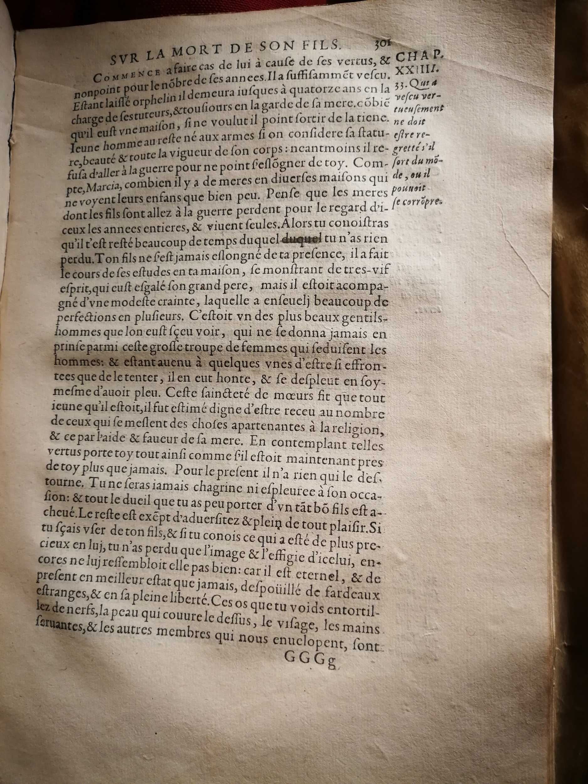 1595 - Jean Houzé - Œuvres morales et mêlées de Sénèque, Trésor de philosophie morale - T. 1 - BnF