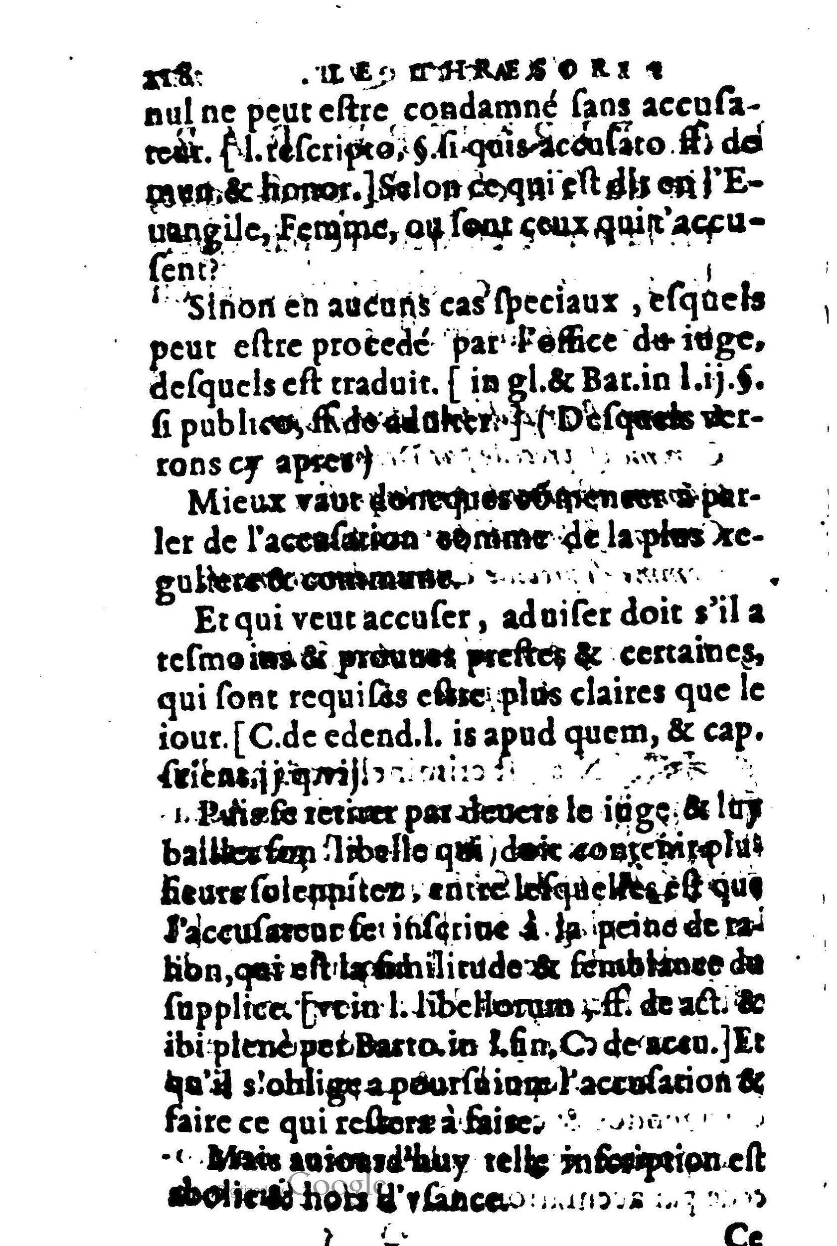 1605 - Pierre Rigaud - Trésor de pratique pour les juges - BM Lyon