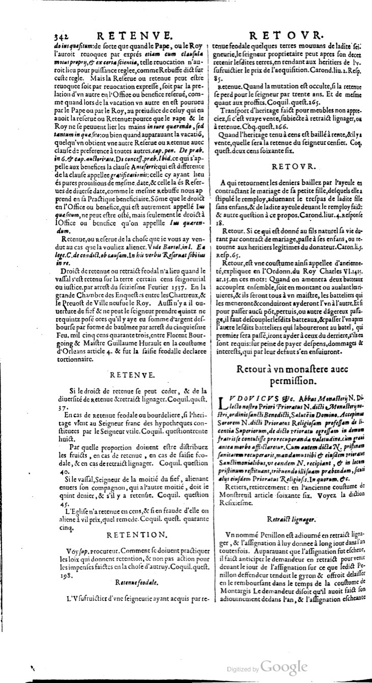 1629 - Veuve Nicolas Buon - Trésor du droit français (21754 T. 3) - BM Lyon 1629 - Veuve Nicolas Buon - Trésor du droit français (21754 T. 3) - BM Lyon