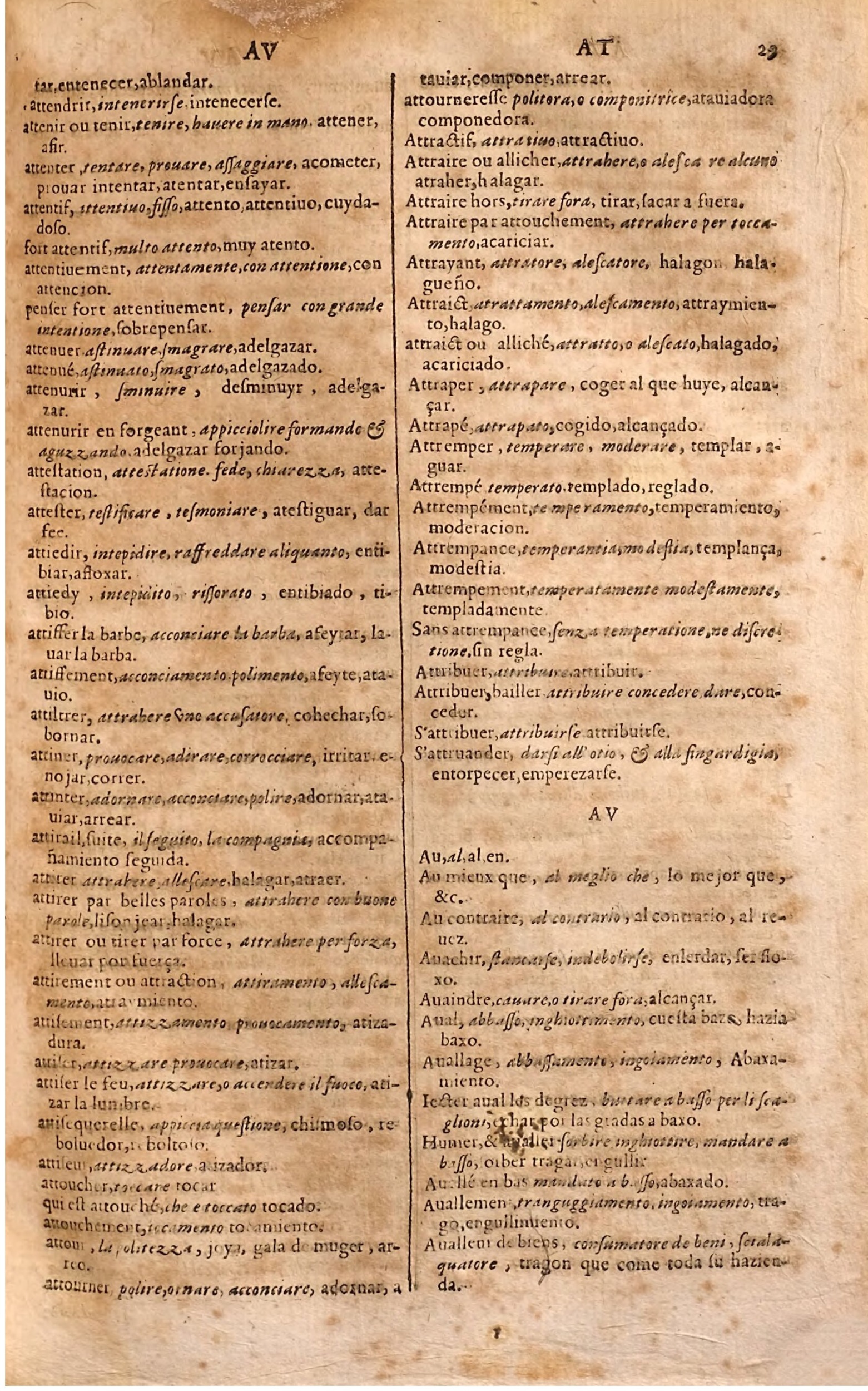 1627 - Jacques Crespin - Trésor des trois langues (Seconde partie) - Regensburg