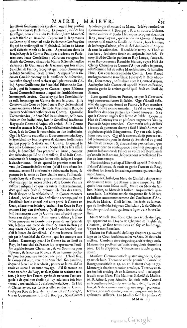 1629 - Veuve Nicolas Buon - Trésor du droit français (21754 T. 2) - BM Lyon