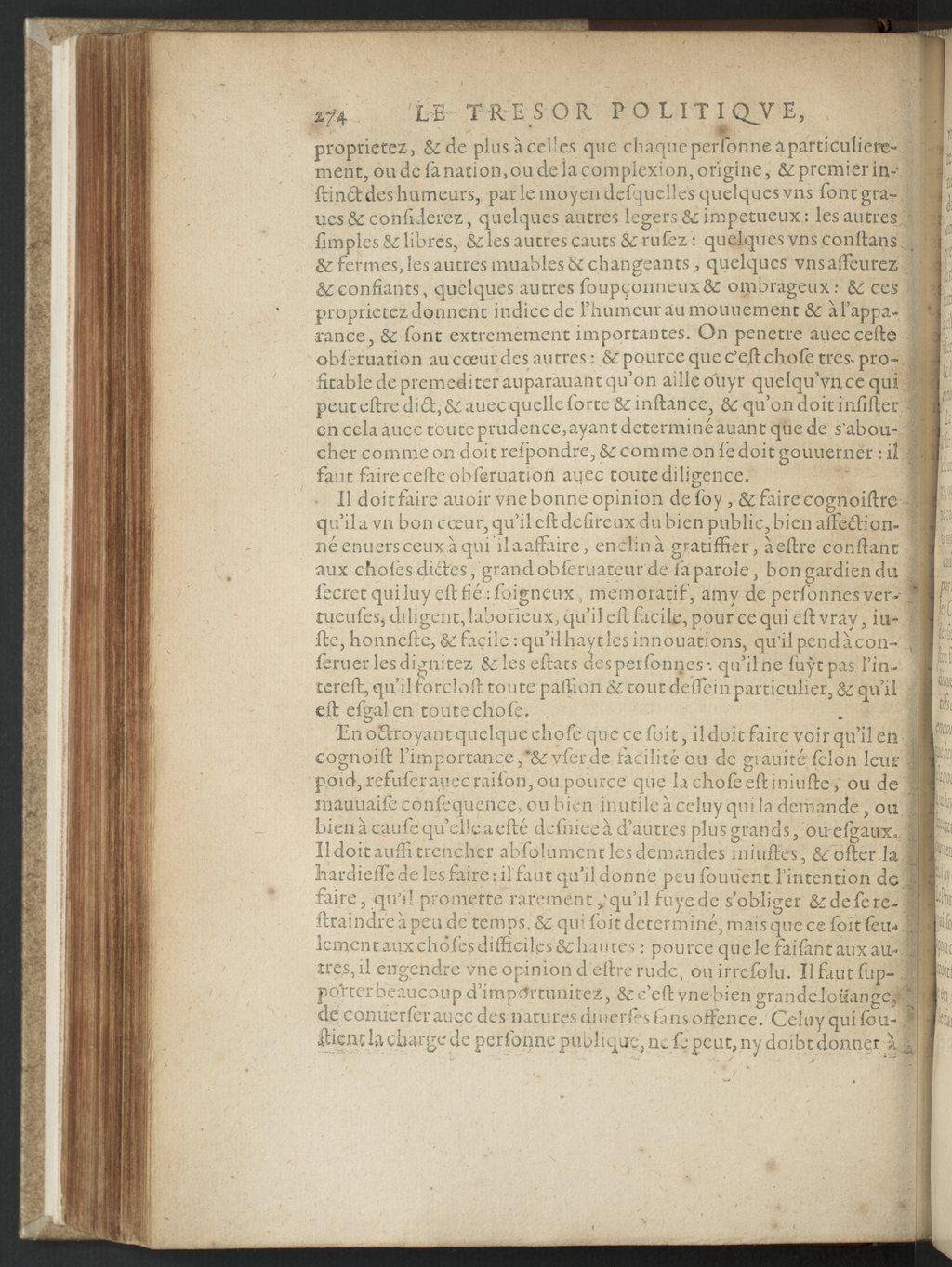 1608 - Nicolas Du Fossé - Trésor politique - BnF Tolbiac