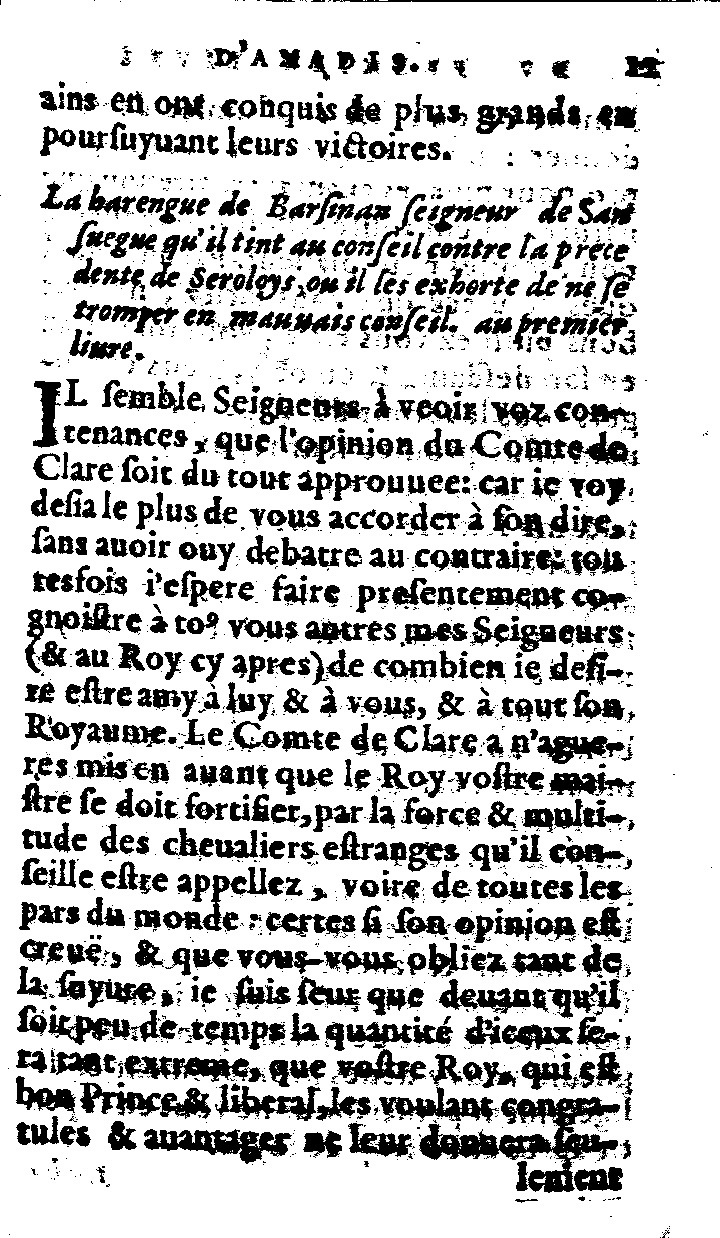 1562 - Jean d’Ogerolles et Gabriel Cotier - Trésor des Amadis - Lucerne