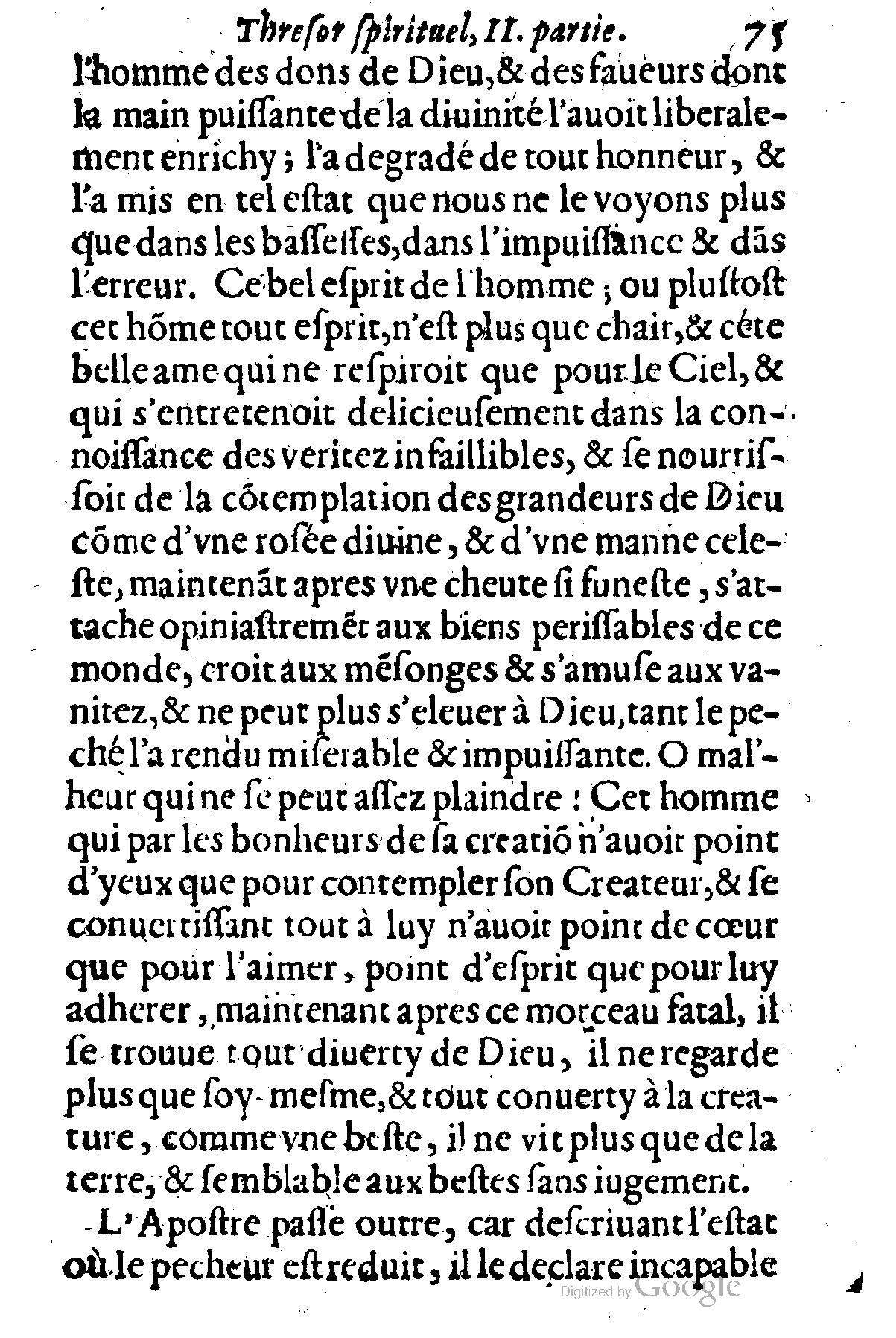 1635 - Sébastien Huré - Trésor spirituel contenant les obligations - BM Lyon
