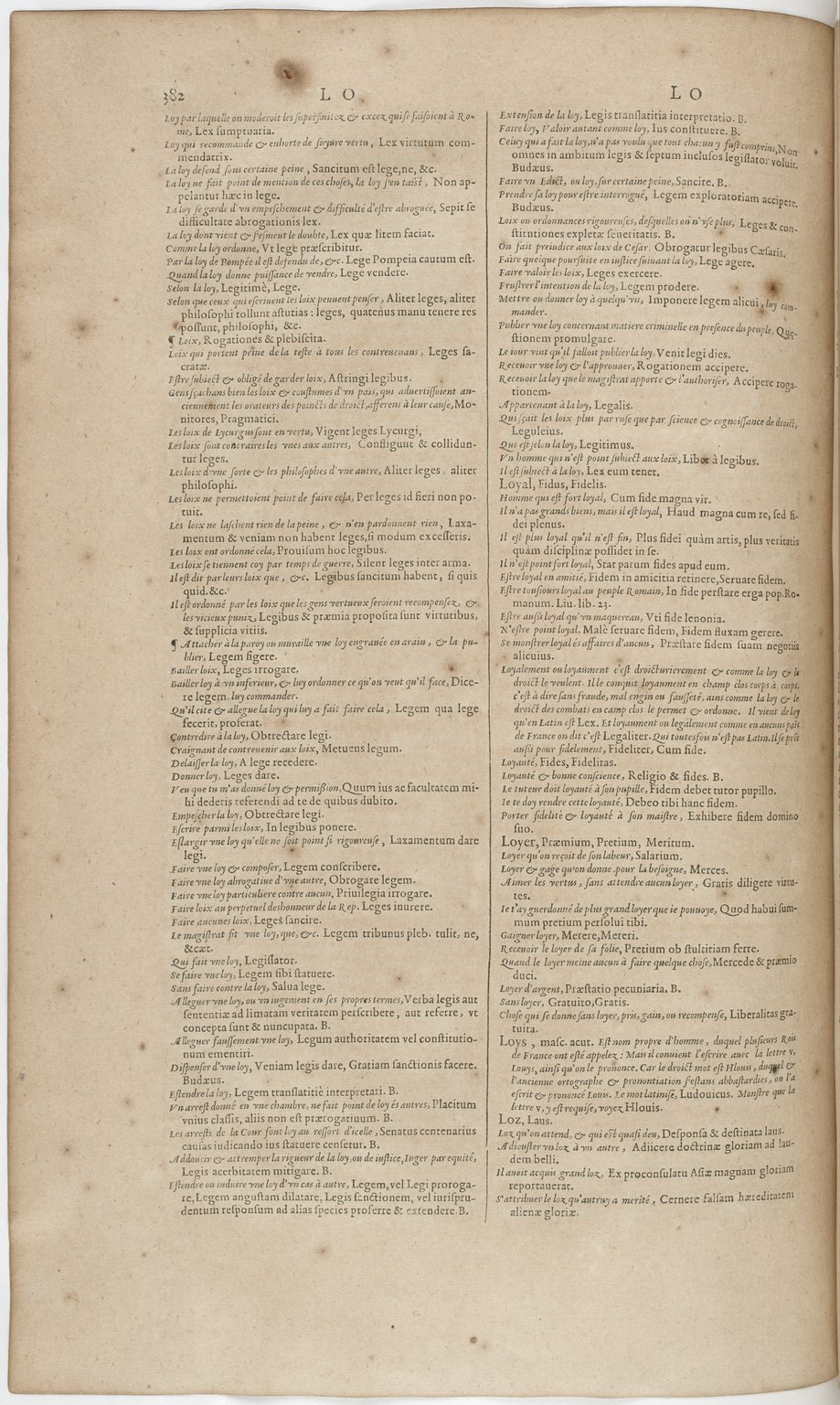 1606 - David Douceur - Trésor de la langue française - BnF