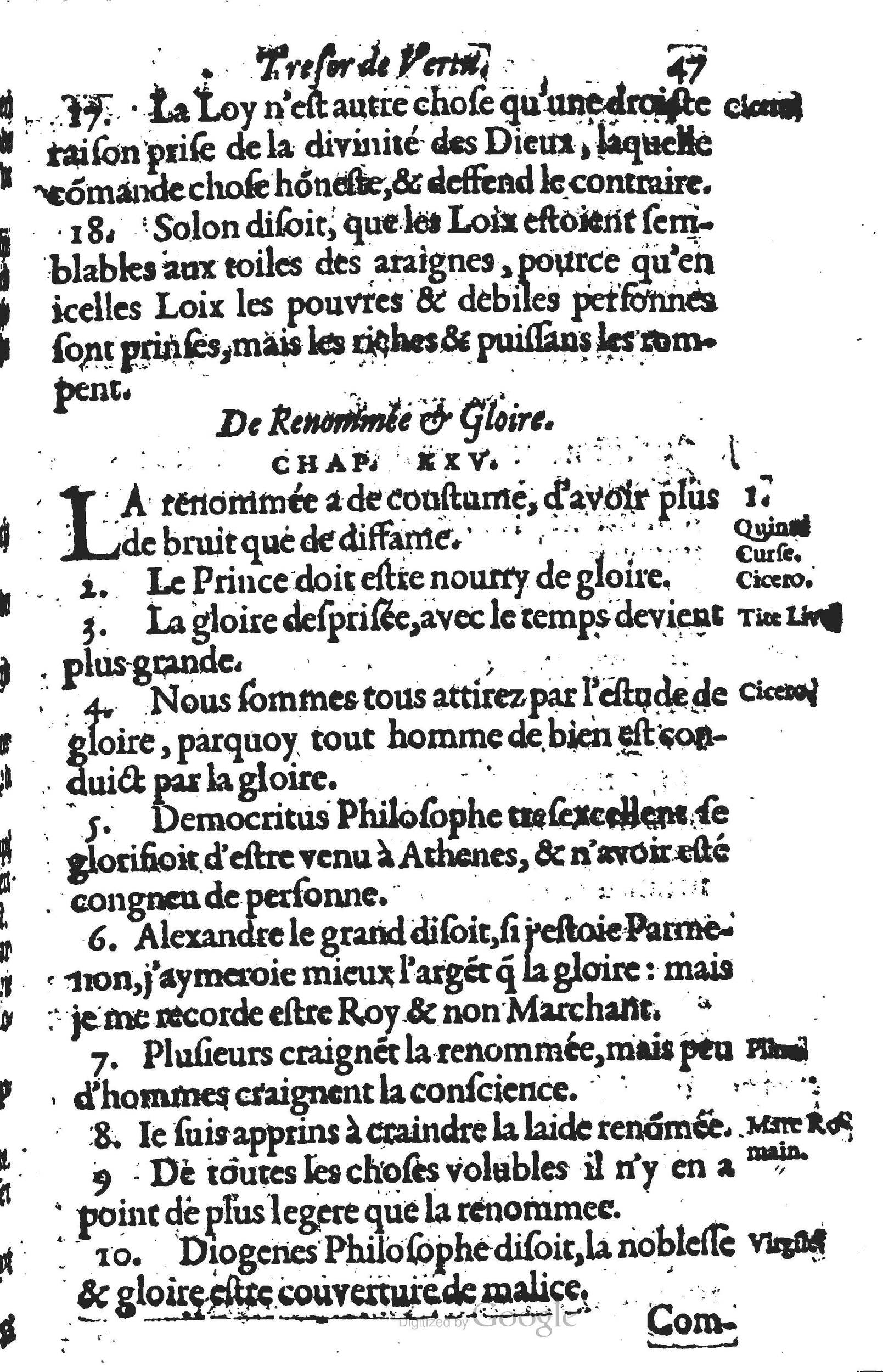 1594 - Cornelis Claesz - Trésor de vertu - BU Leiden