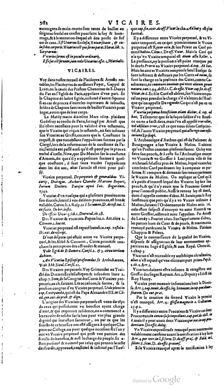 1629 - Veuve Nicolas Buon - Trésor du droit français (21754 T. 3) - BM Lyon