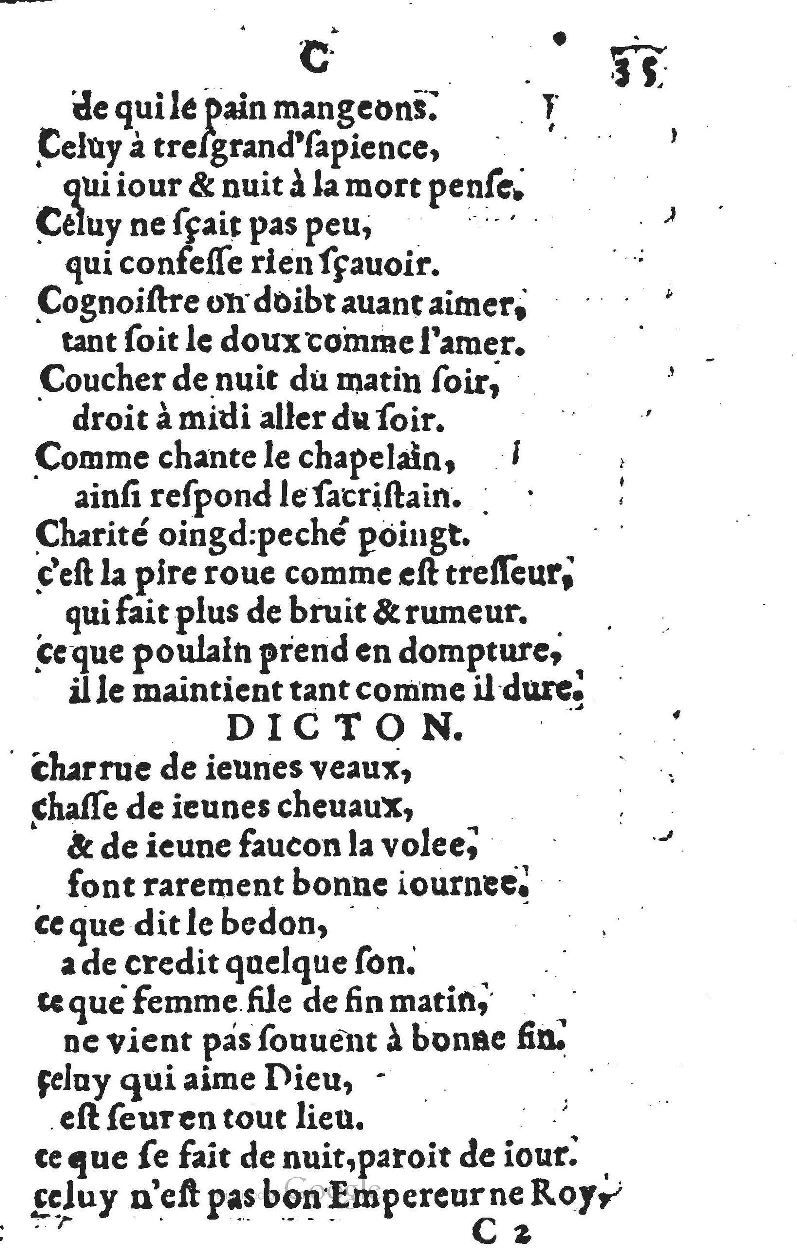 1578 - Nicolas Lescuyer - Trésor des sentences dorées - UGent