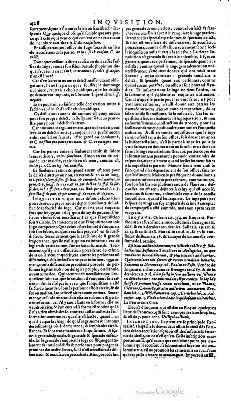 1629 - Veuve Nicolas Buon - Trésor du droit français (29620 T. 2) - BM Lyon