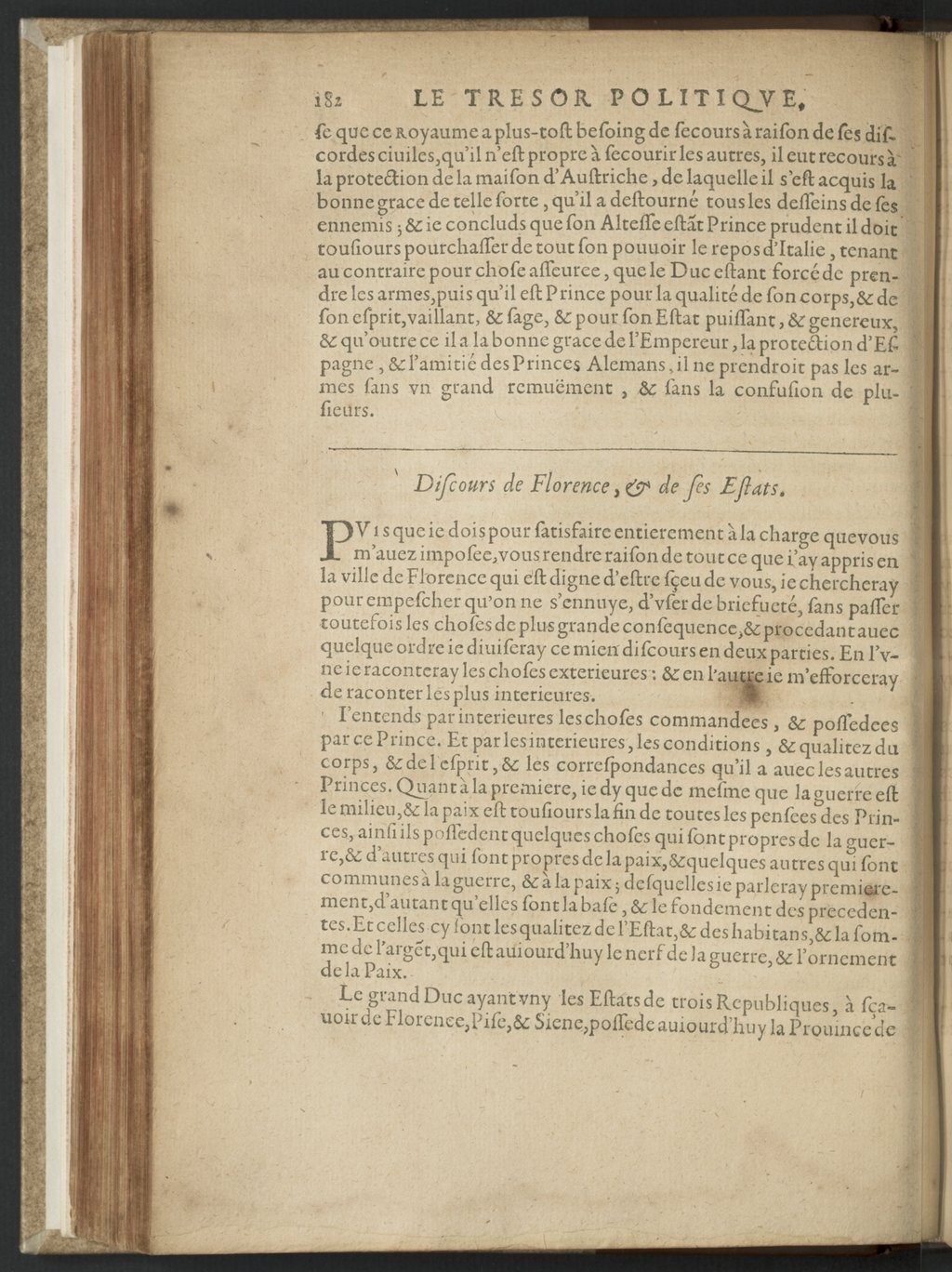 1608 - Nicolas Du Fossé - Trésor politique - BnF Tolbiac