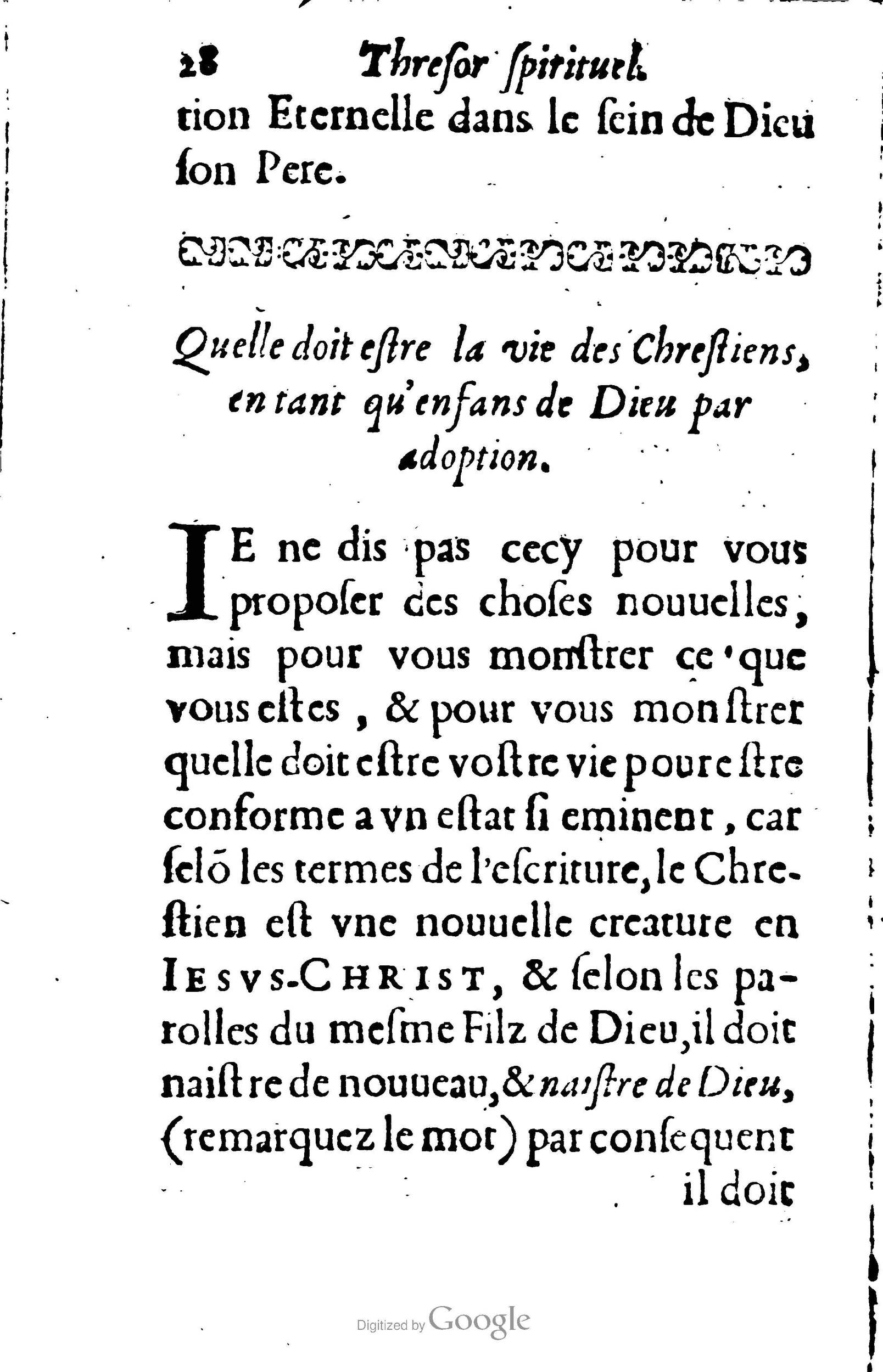 1633 - François Waudré - Trésor spirituel contenant les excellences du christianisme - BM Lyon 1633 - François Waudré - Trésor spirituel contenant les excellences du christianisme - BM Lyon