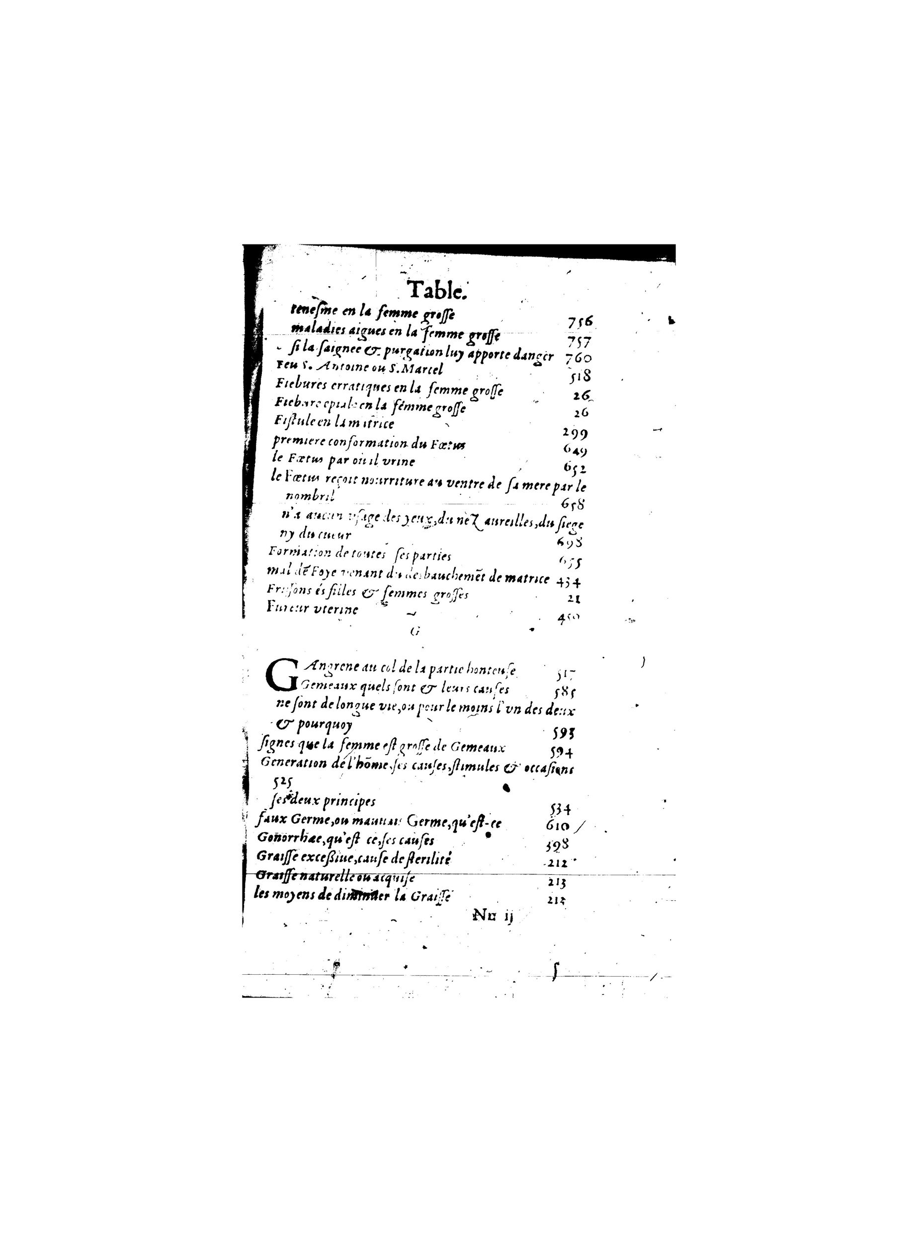 1587 - Jacques du Puis - Trésor des remèdes secrets pour les maladies des femmes - BnF