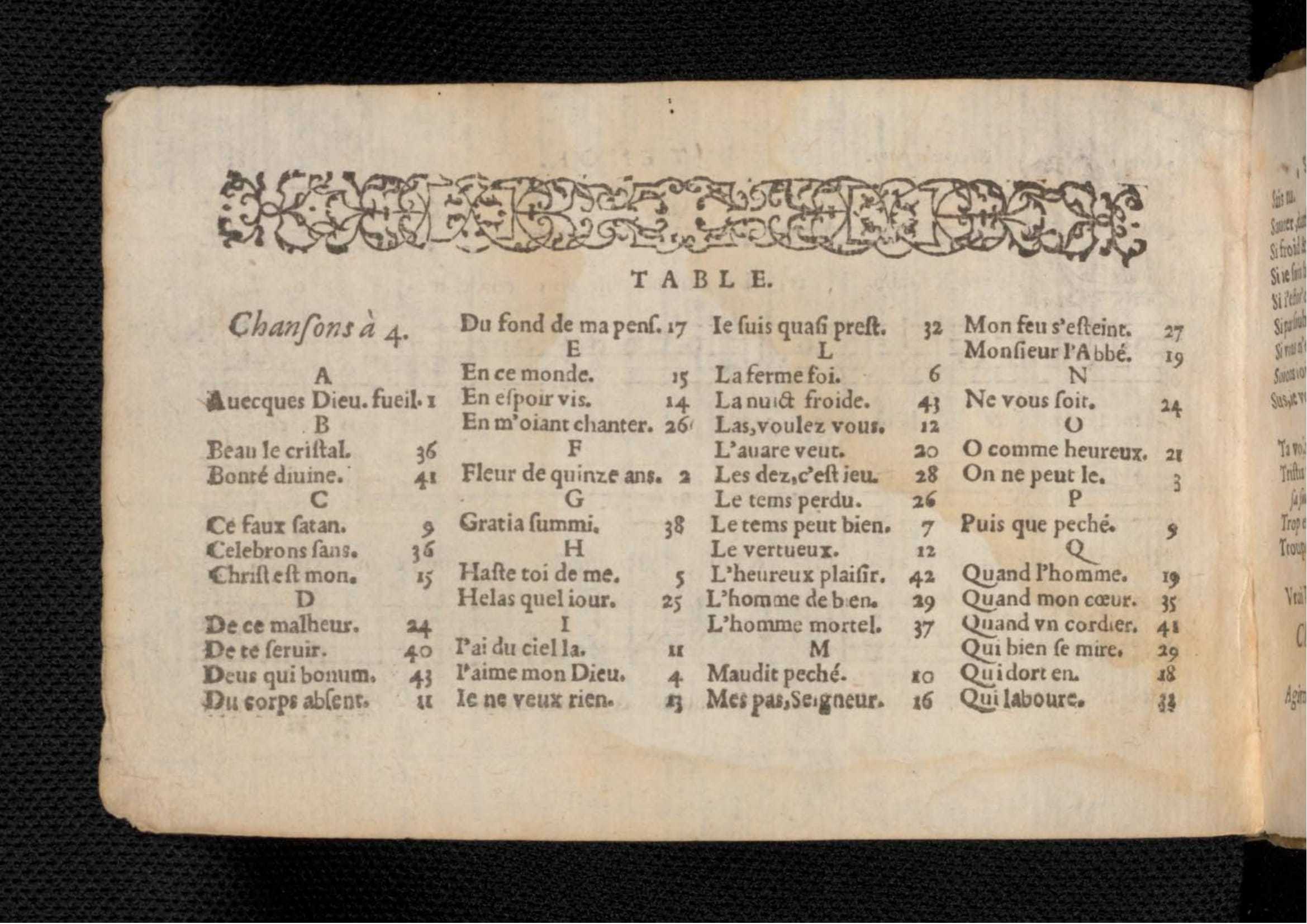 1576 - [Pierre de Saint-André] - Trésor de musique d’Orlande de Lassus Tenor - KBR Bruxelles