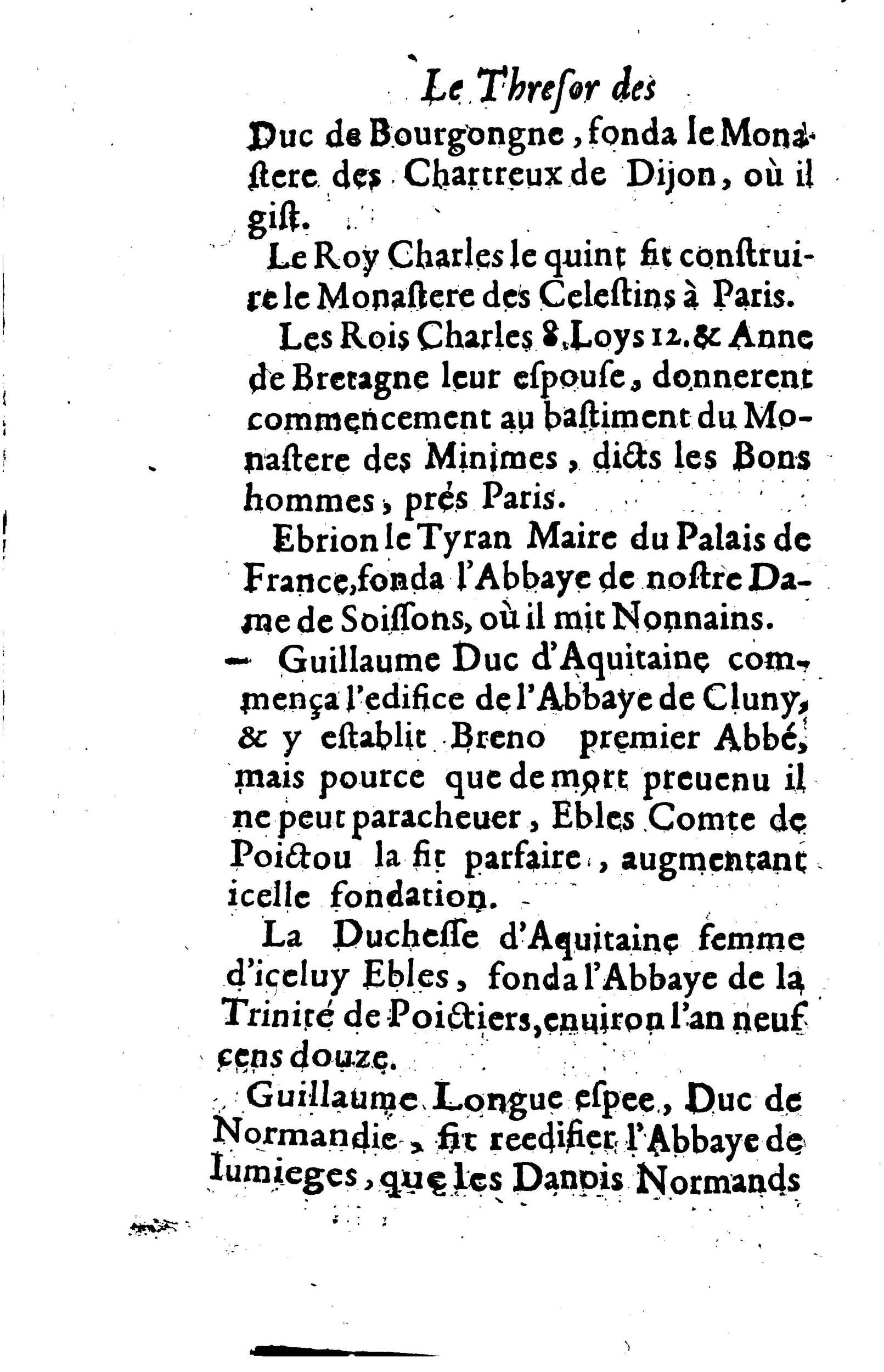 1617 - Jean Corrozet - Trésor des histoires de France - BM Lyon