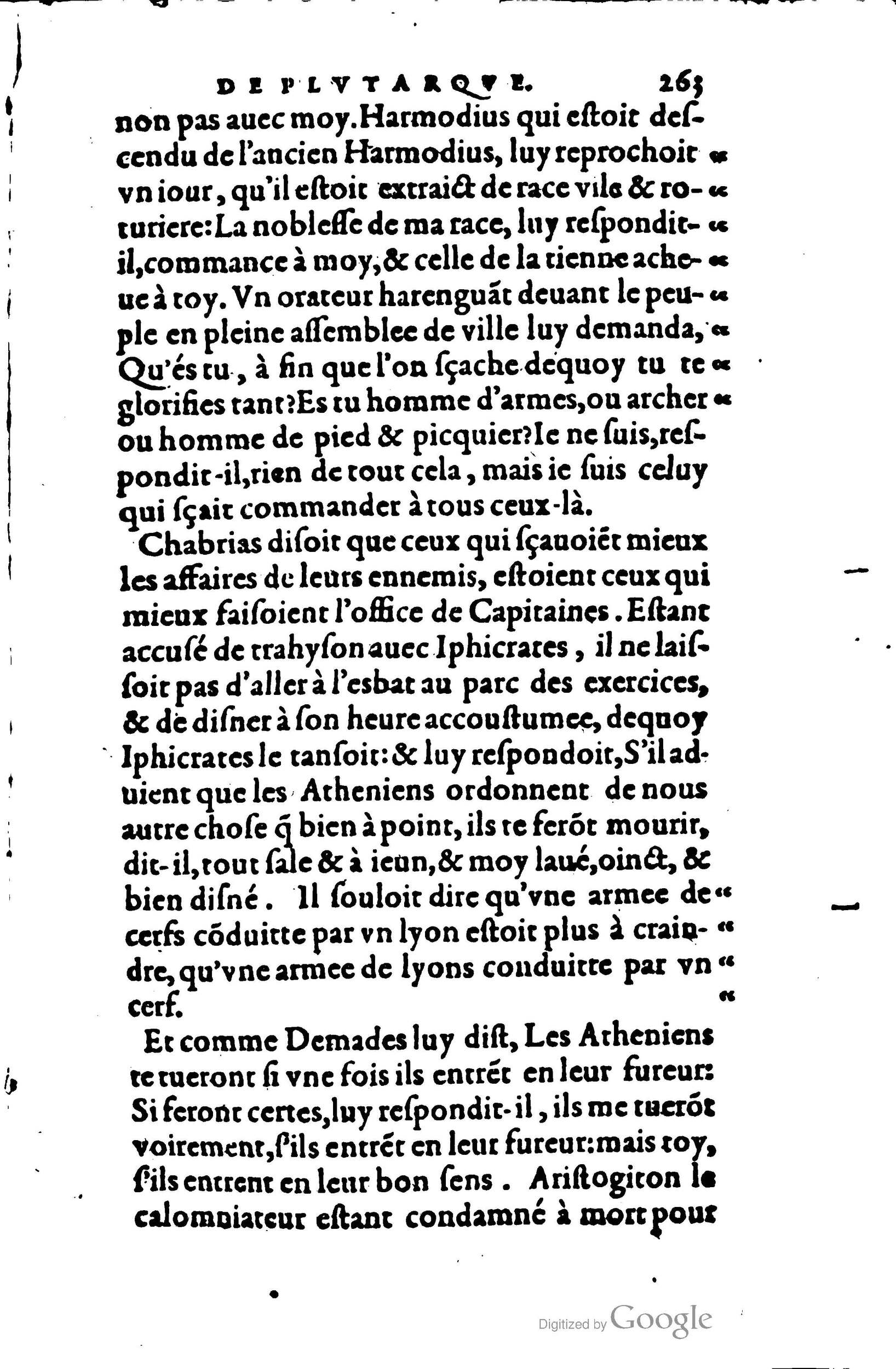 1578 - Jean Poupy - Trésor des morales de Plutarque - BSB Munich