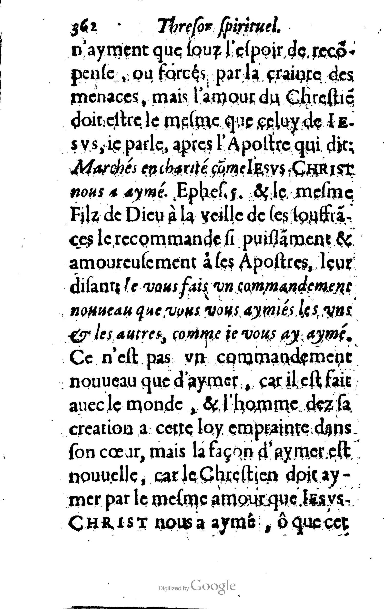 1633 - François Waudré - Trésor spirituel contenant les excellences du christianisme - BM Lyon