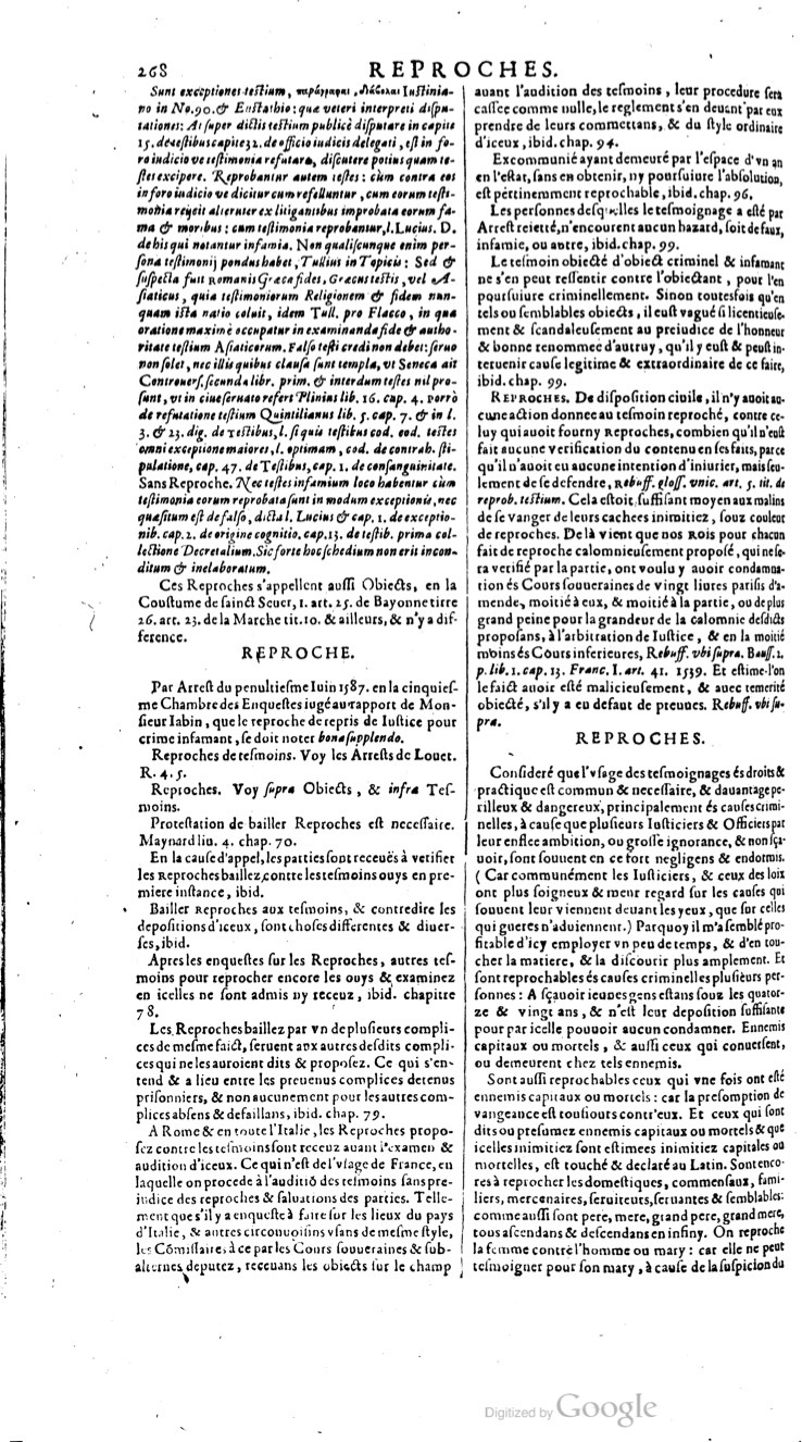 1629 - Veuve Nicolas Buon - Trésor du droit français (21754 T. 3) - BM Lyon