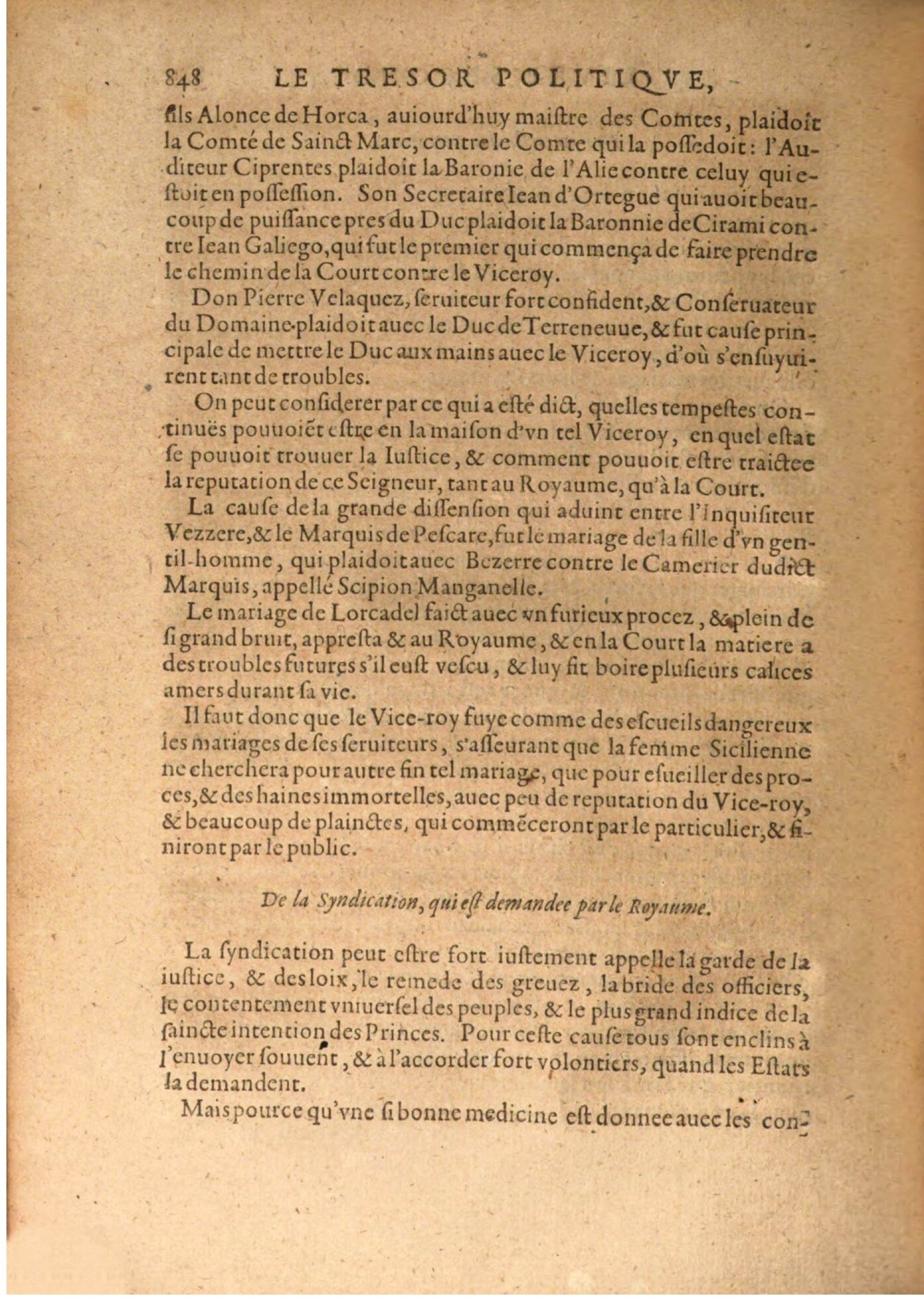 1608 - Nicolas Du Fossé - Trésor politique - BSB Munich