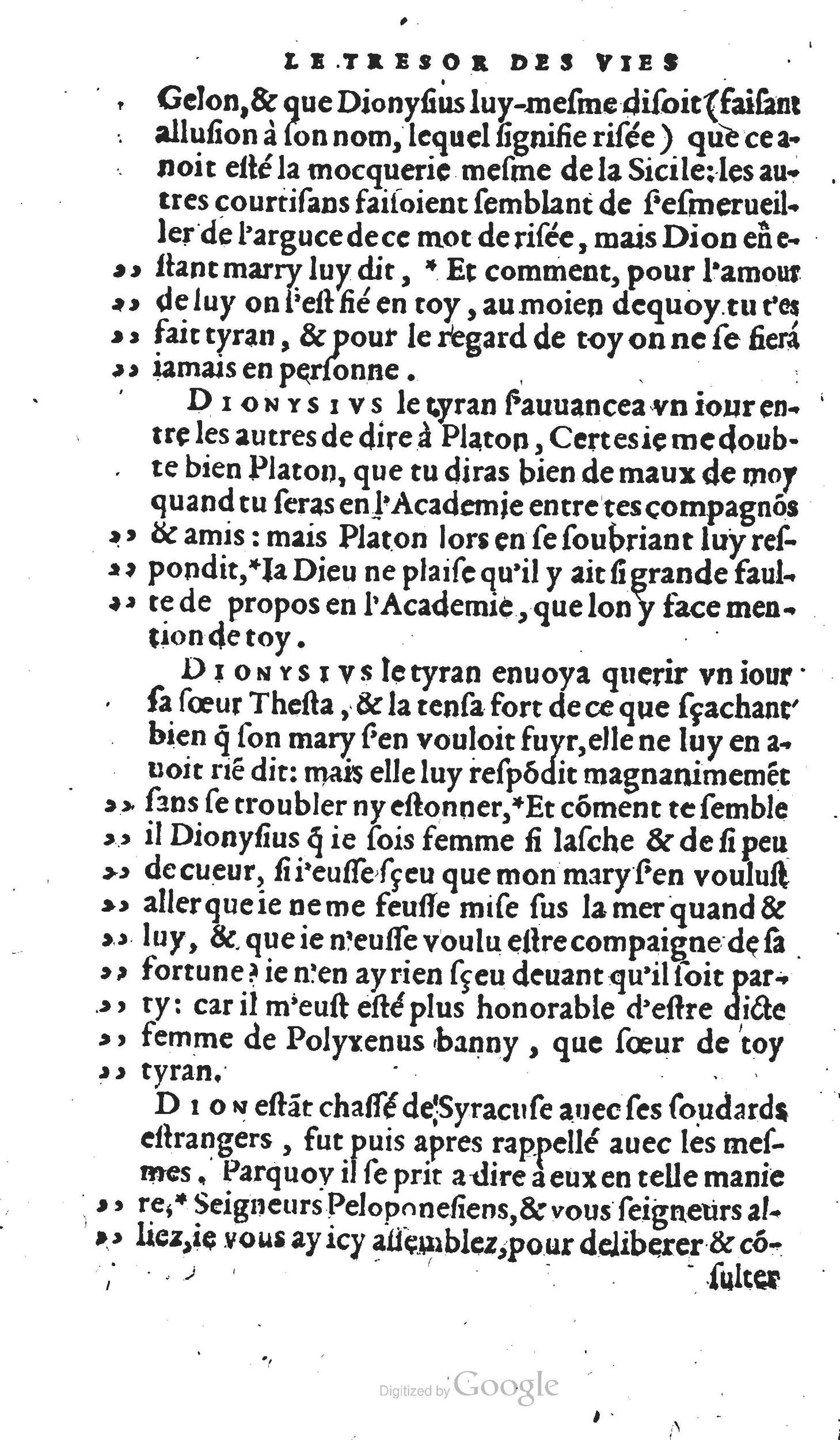 1567 - Willem Silvius - Trésor des vies de Plutarque - Anvers Musée Plantin-Moretus