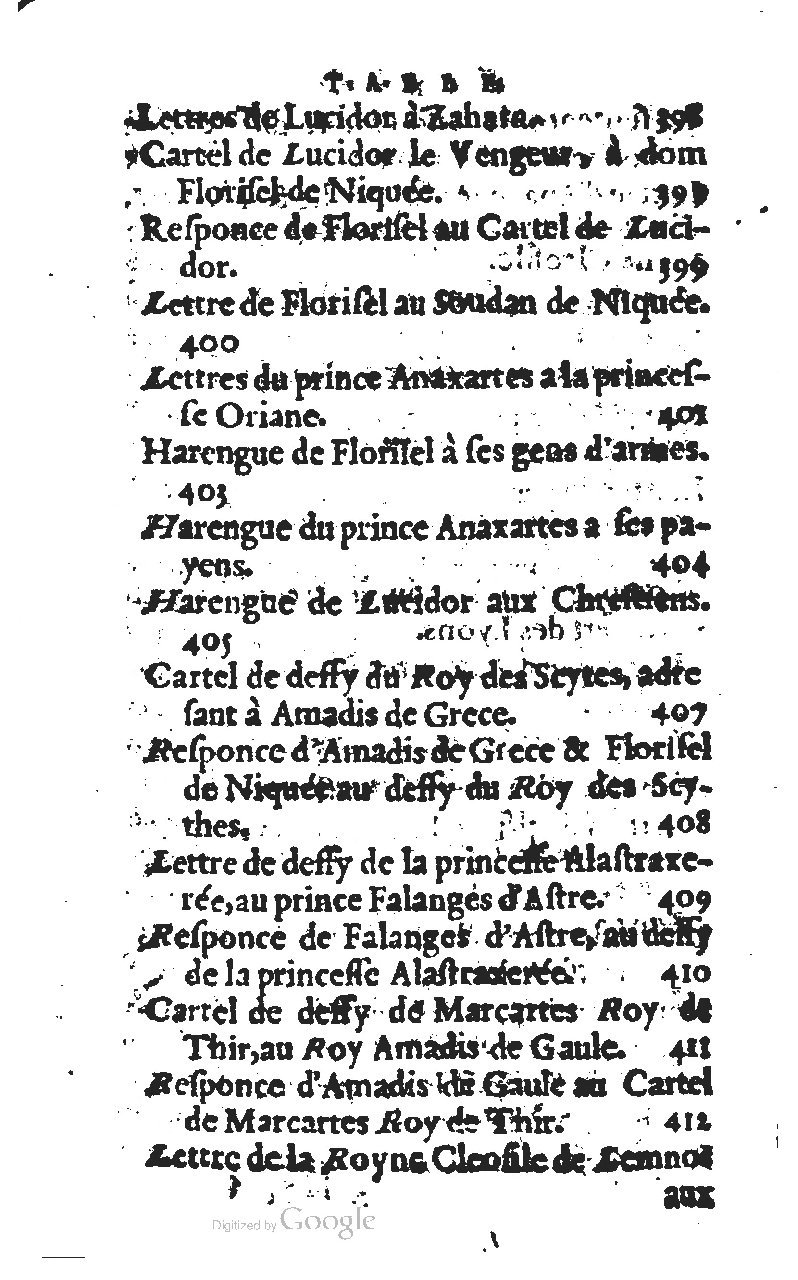 1567 - Jean Pygot - Trésor des Amadis - BM Lyon 1567 - Jean Pygot - Trésor des Amadis - BM Lyon