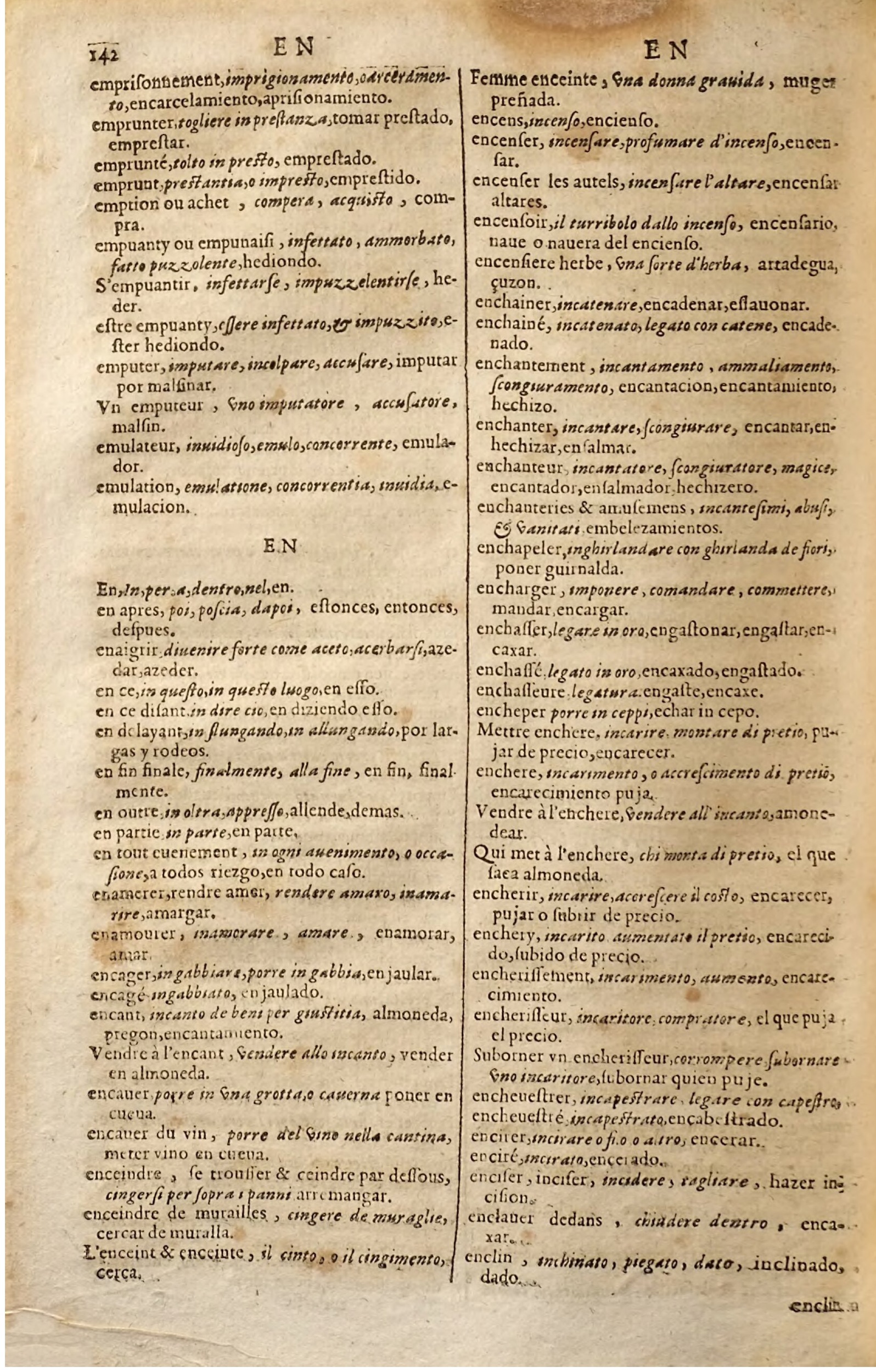 1627 - Jacques Crespin - Trésor des trois langues (Seconde partie) - Regensburg