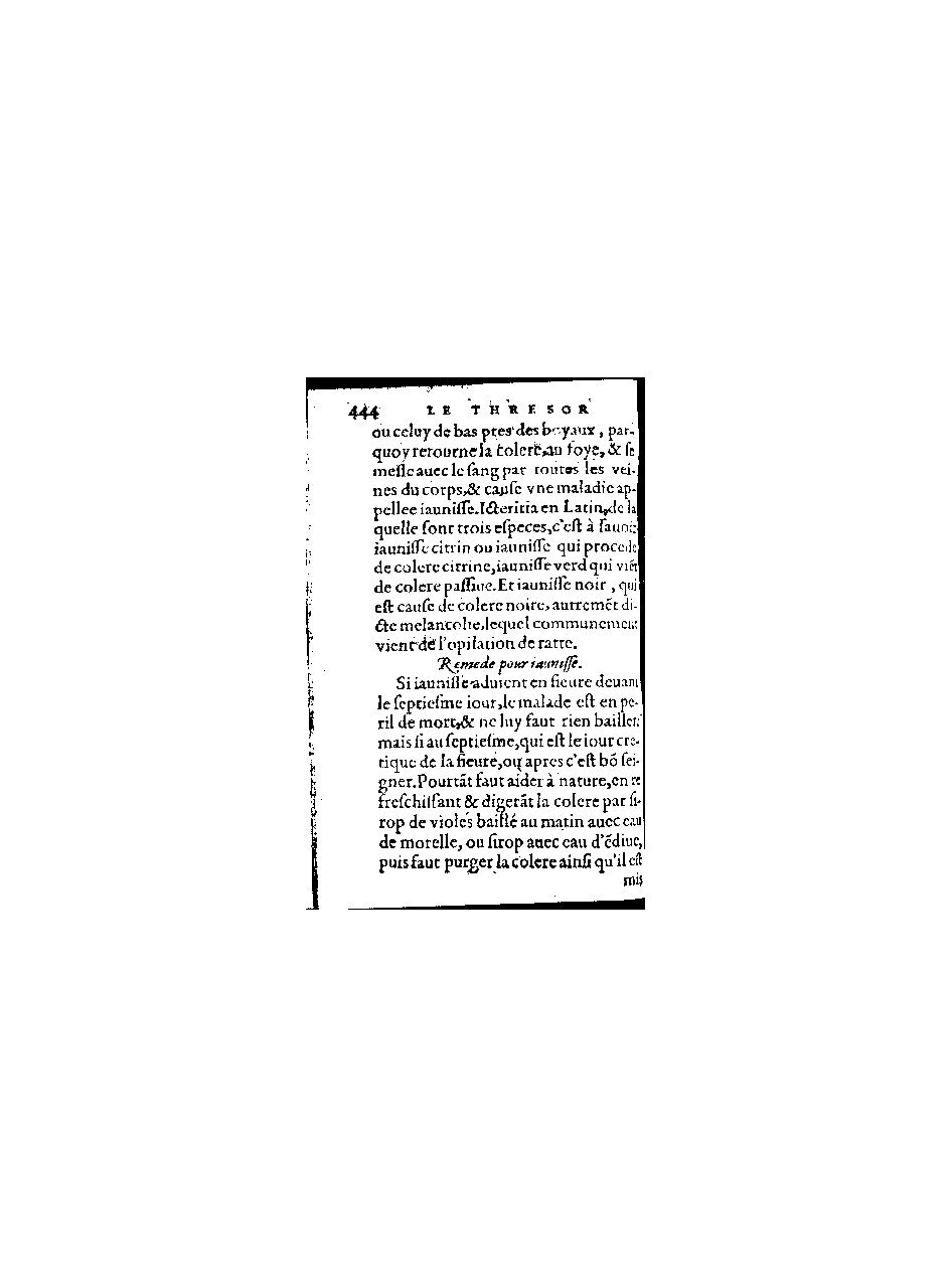 1578 - Benoît Rigaud - Trésor de médecine tant théorique que pratique - BnF