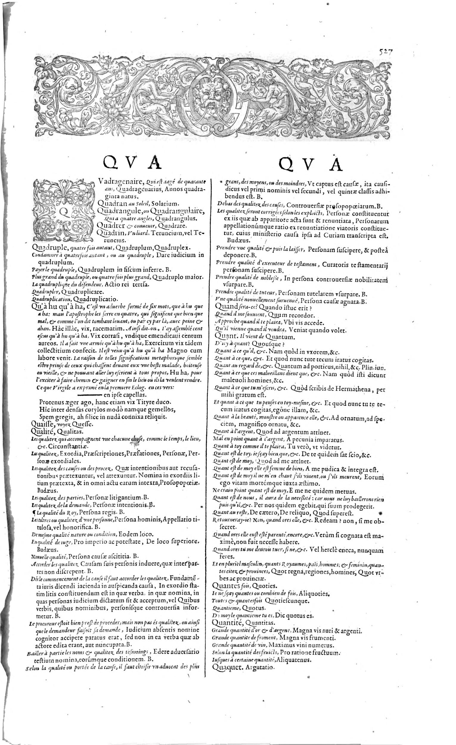 1606 - David Douceur - Trésor de la langue française - BM Lyon 1606 - David Douceur - Trésor de la langue française - BM Lyon