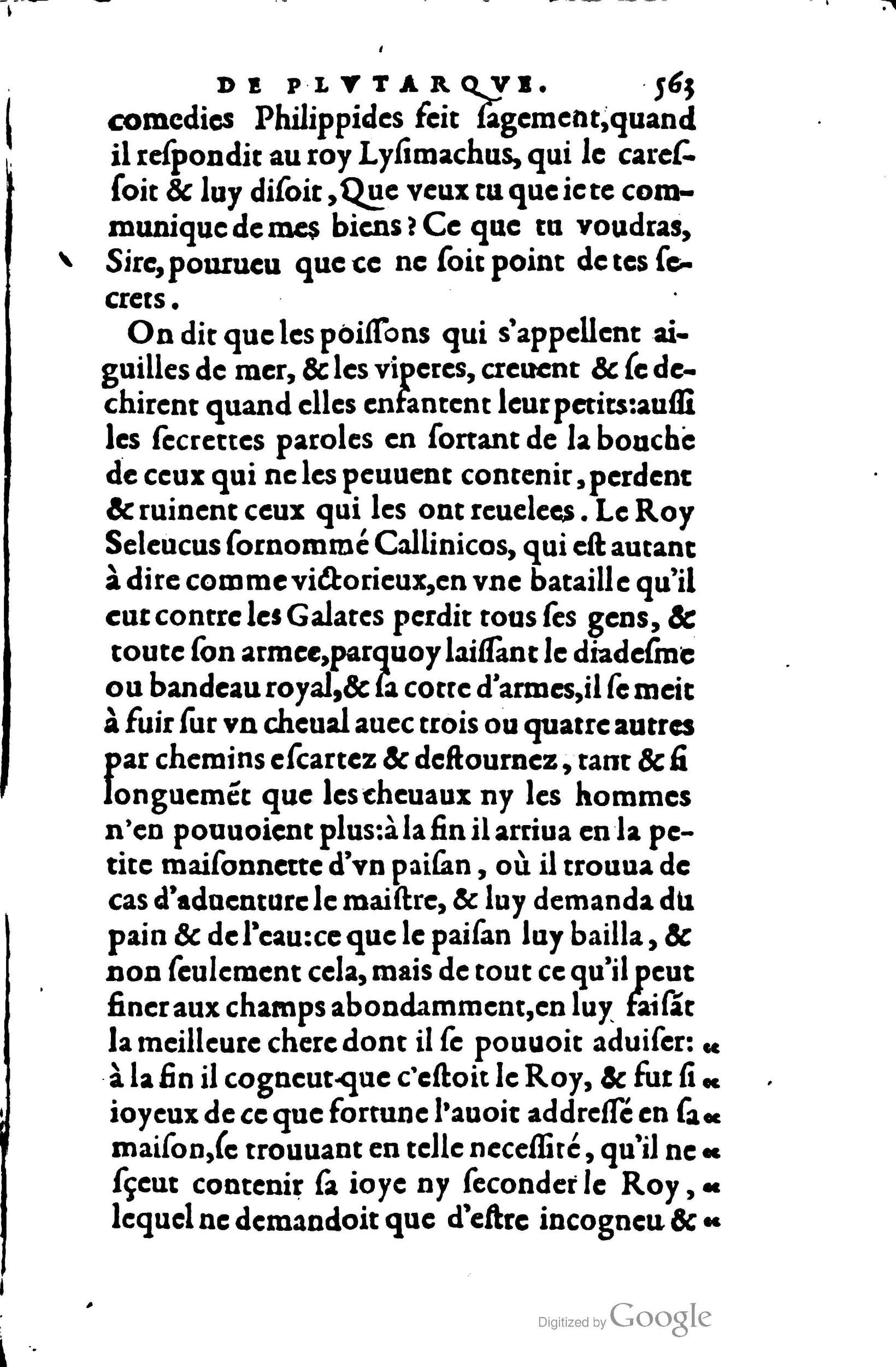 1578 - Jean Poupy - Trésor des morales de Plutarque - BSB Munich