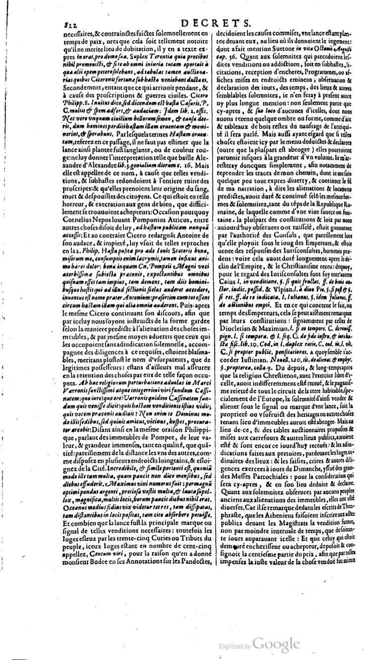 1629 - Veuve Nicolas Buon - Trésor du droit français (29620 T. 1) - BM Lyon
