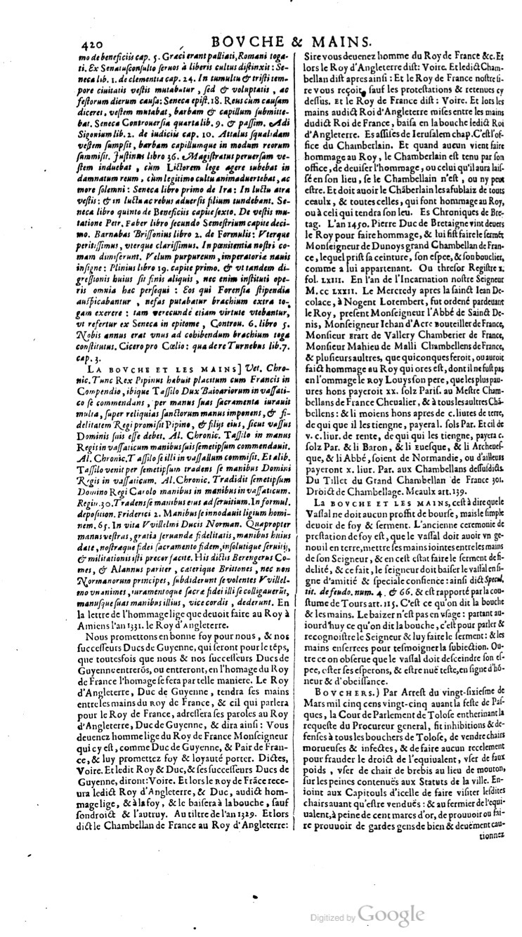 1629 - Veuve Nicolas Buon - Trésor du droit français (29620 T. 1) - BM Lyon