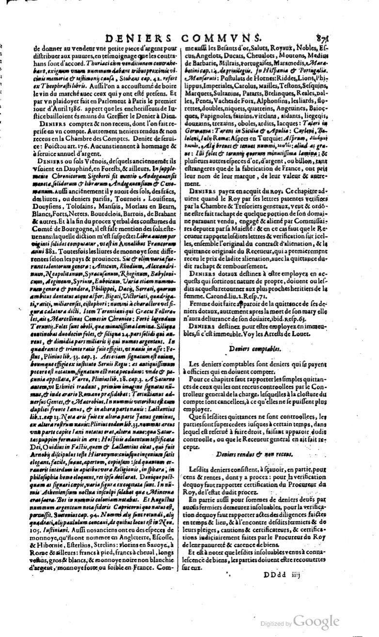 1629 - Veuve Nicolas Buon - Trésor du droit français (29620 T. 1) - BM Lyon