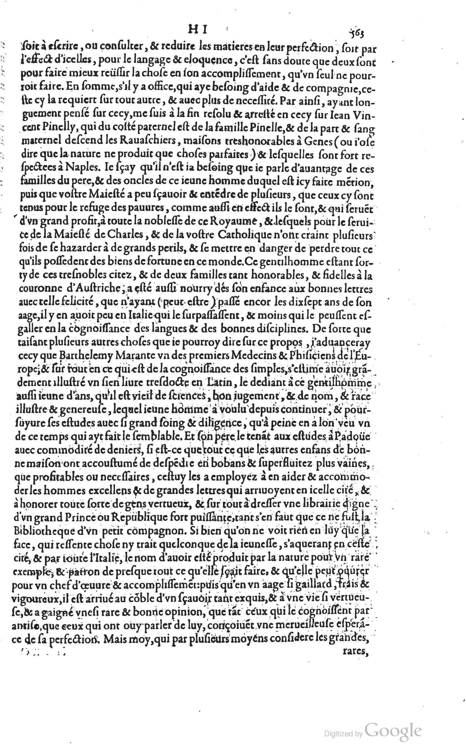 1585 - Barthélemy Honorat - Bibliothèques françaises - BSB Munich