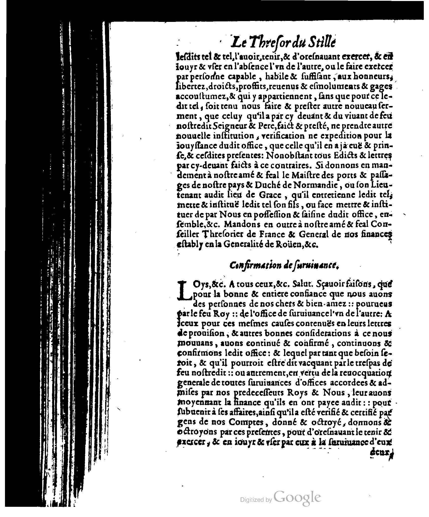 1614 - Jean Richer - Trésor du nouveau style et protocole de la chancellerie de France - BSB Munich