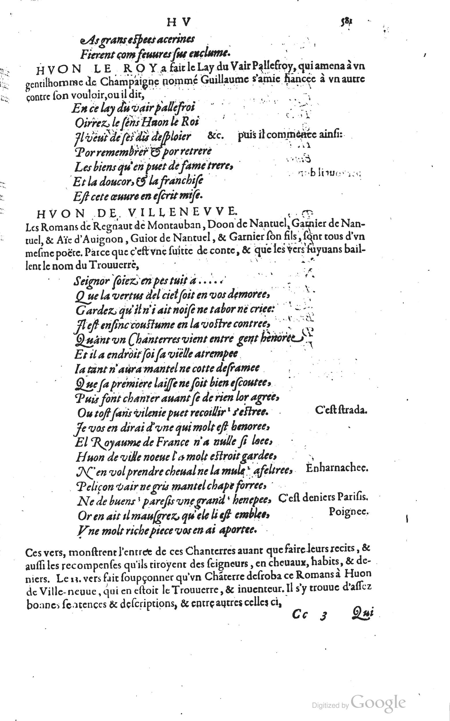 1585 - Barthélemy Honorat - Bibliothèques françaises - BSB Munich