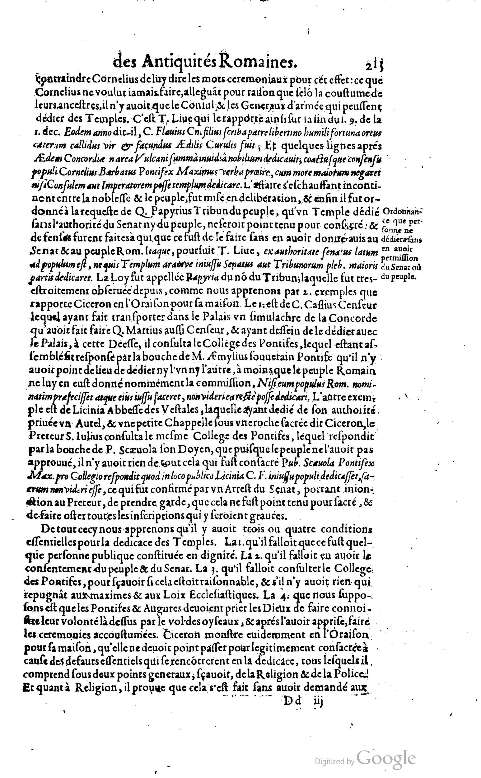 1650 - Denis Thierry - Trésor des antiquités romaines - BM Lyon
