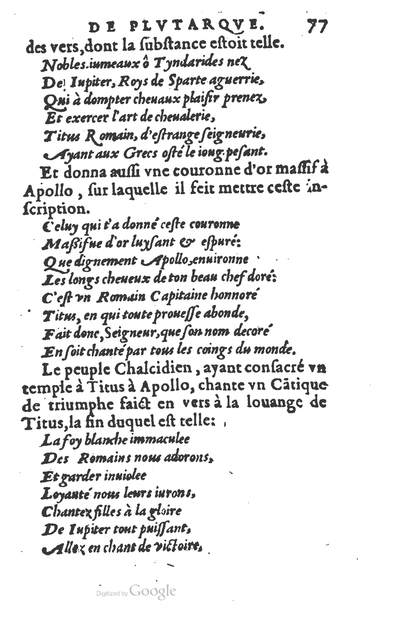 1577 - Claude Micard - Trésor des vies de Plutarque - BSB Munich 1577 - Claude Micard - Trésor des vies de Plutarque - BSB Munich
