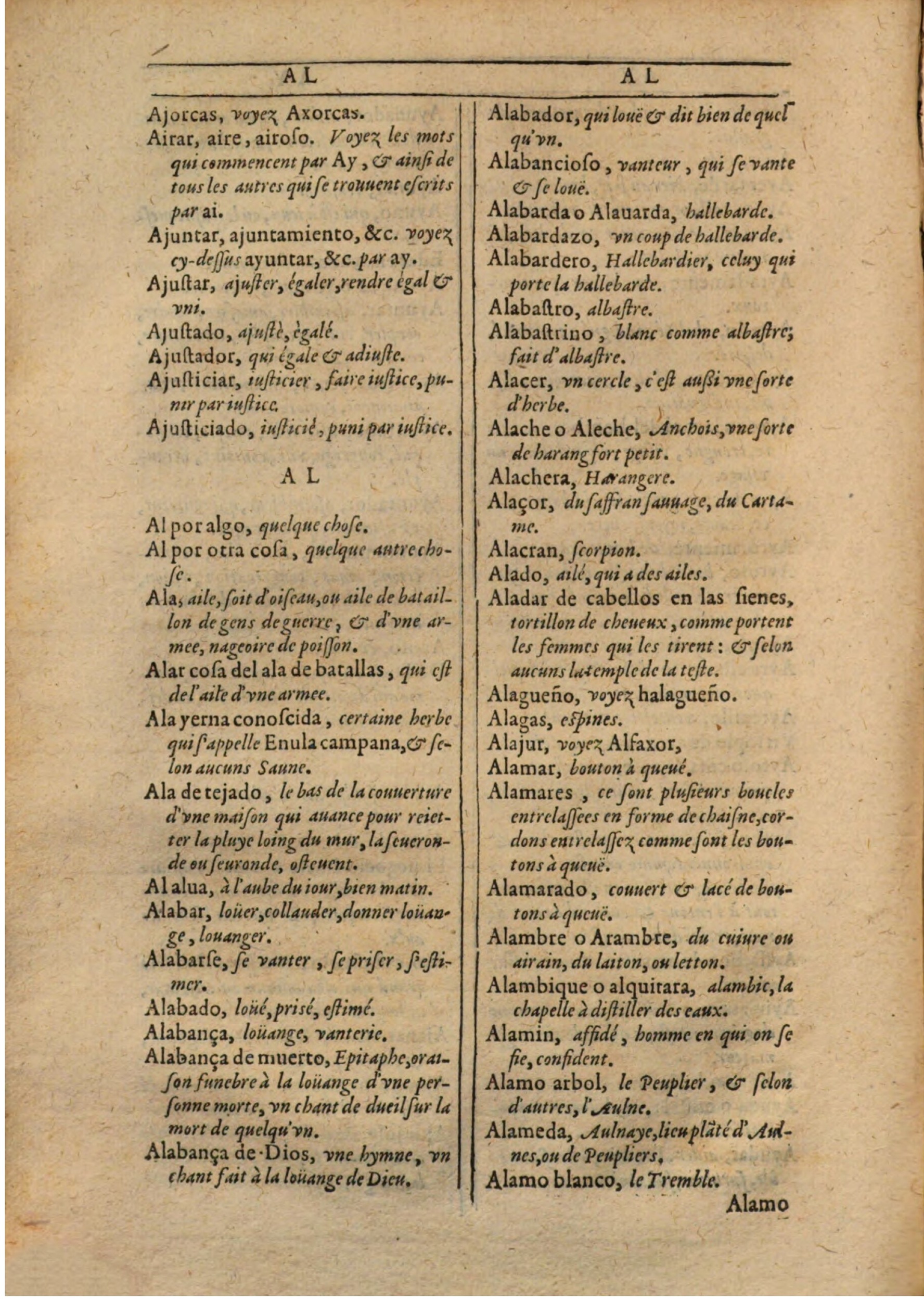 1607 - Marc Orry - Trésor des deux langues espagnole et française (Première partie) - BSB Munich 1607 - Marc Orry - Trésor des deux langues espagnole et française (Première partie) - BSB Munich