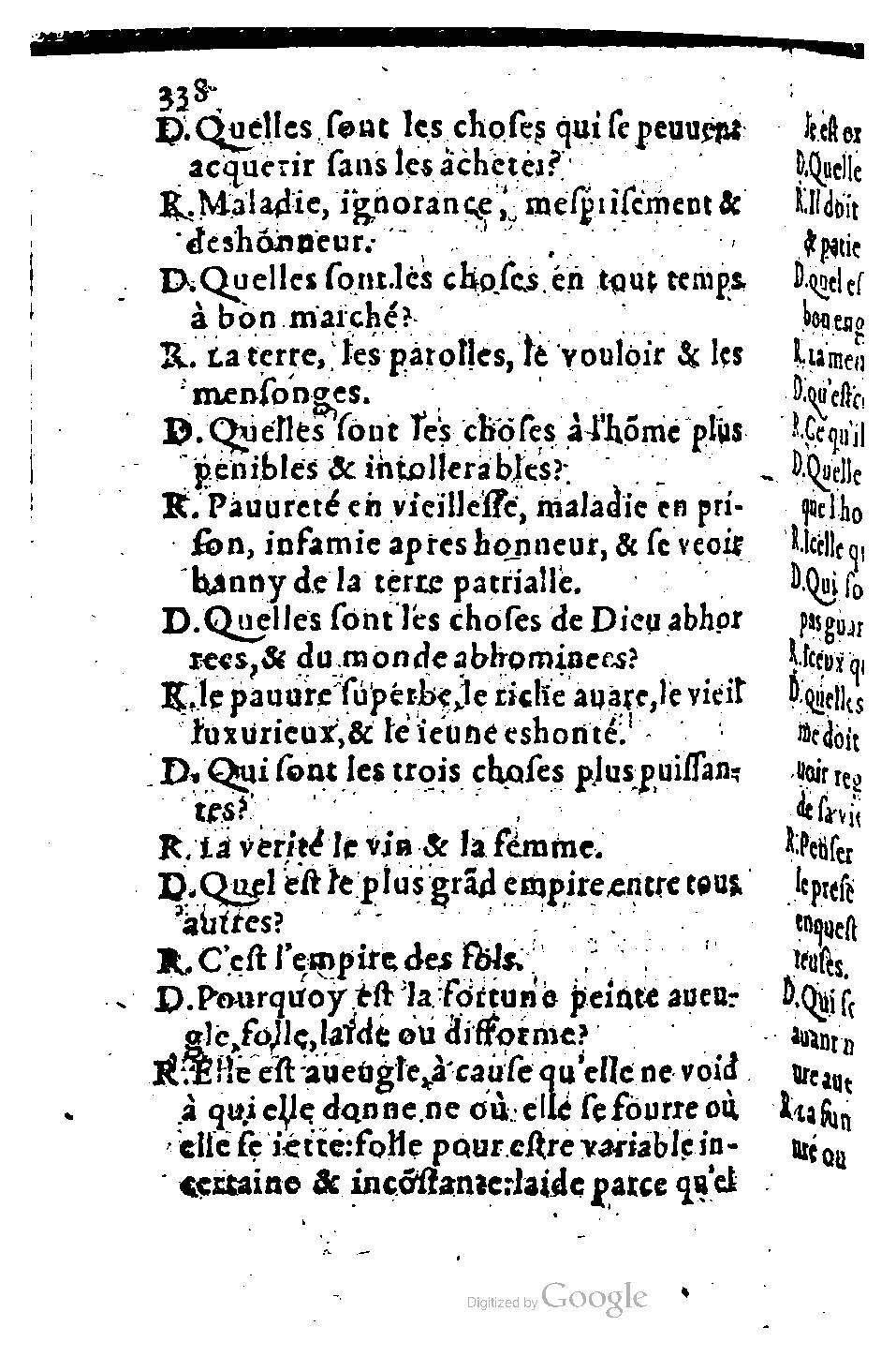 1582 - Nicolas Bonfons - Trésor des sentences dorées - BM Lyon