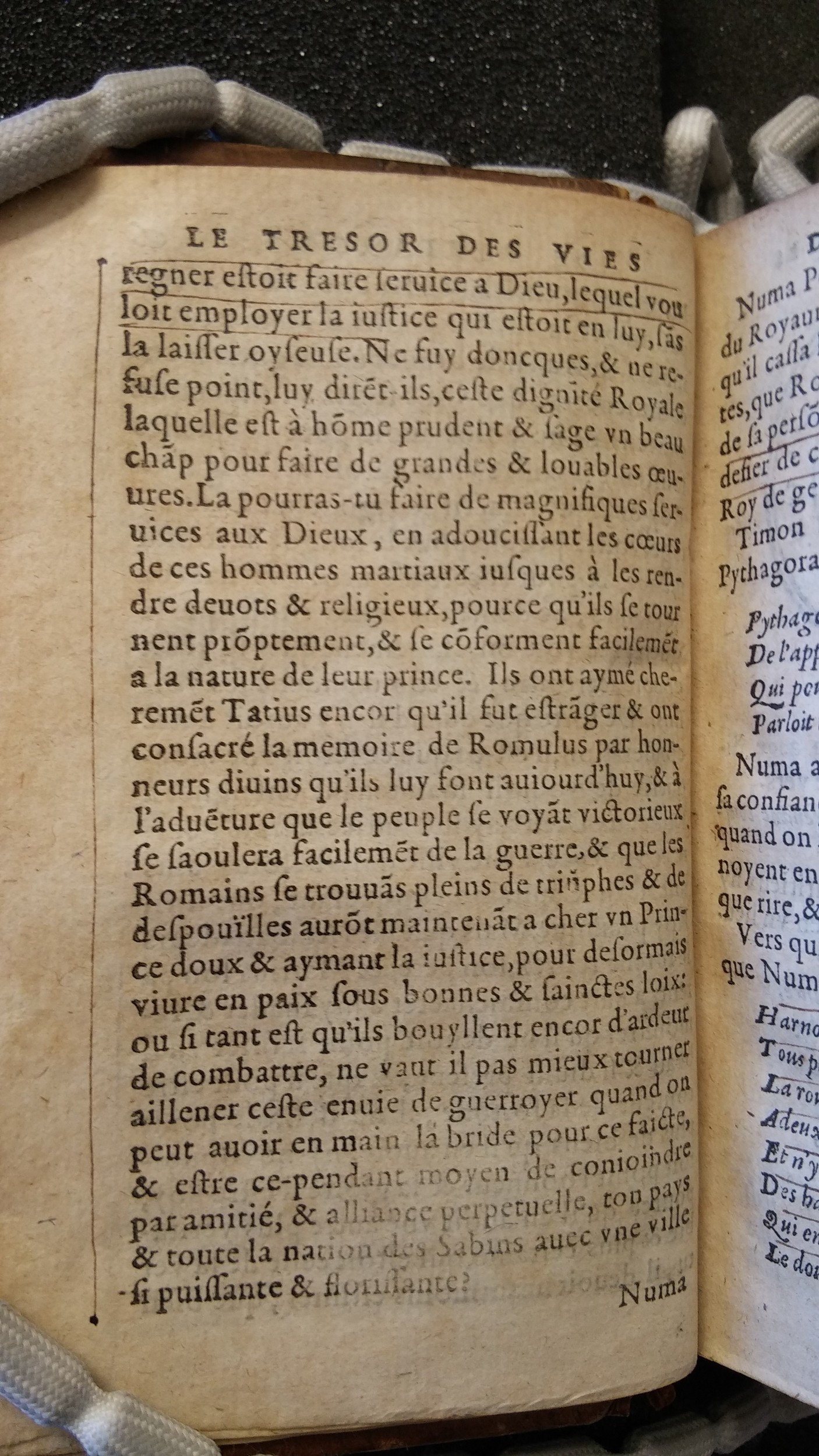 1577 - Claude Micard - Trésor des vies de Plutarque - Saint-Gallen