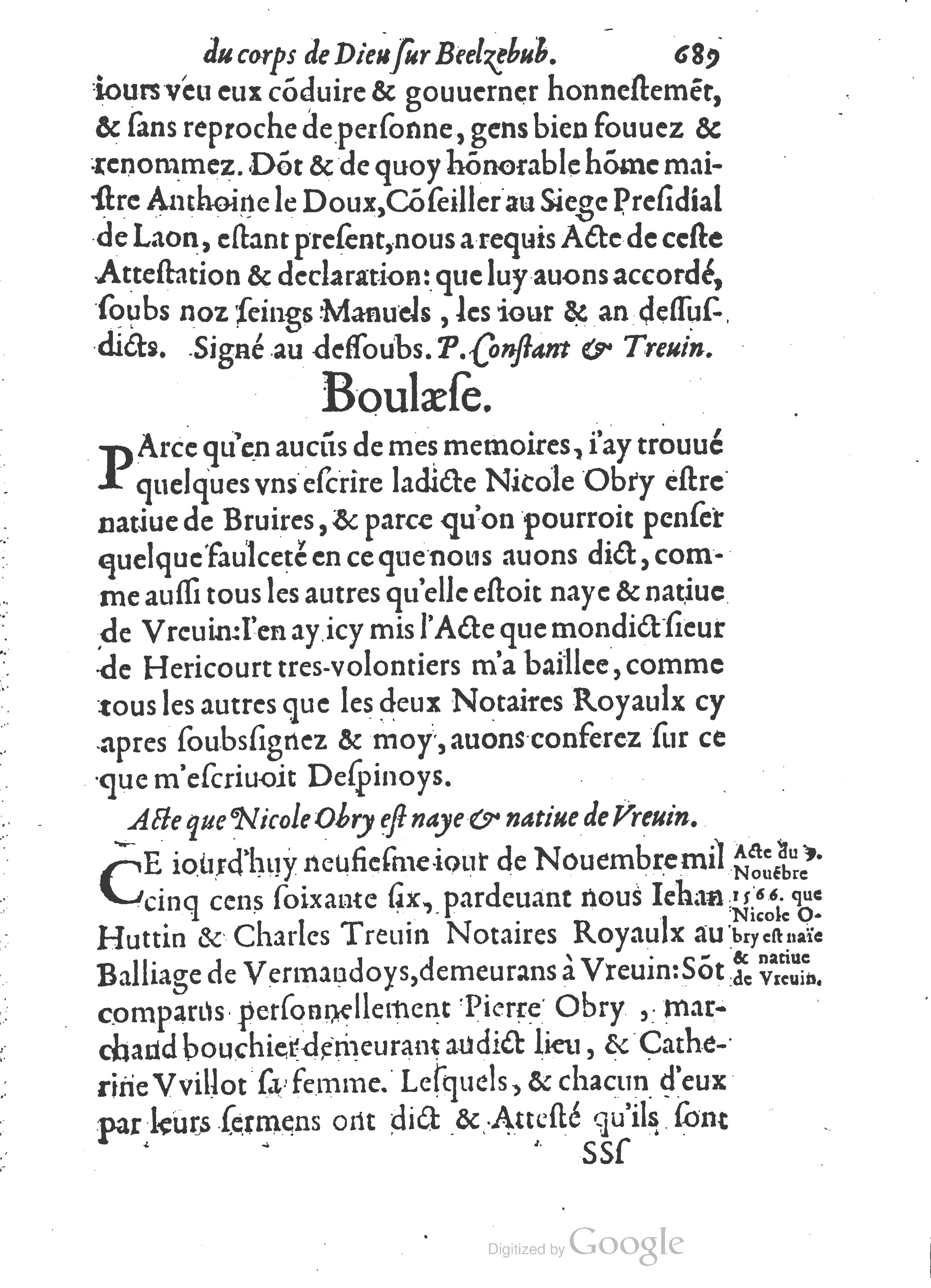 1578 - Nicolas Chesneau - Trésor et entière histoire de la triomphante victoire du corps de Dieu sur l’esprit malin - British Library 1578 - Nicolas Chesneau - Trésor et entière histoire de la triomphante victoire du corps de Dieu sur l’esprit malin - British Library