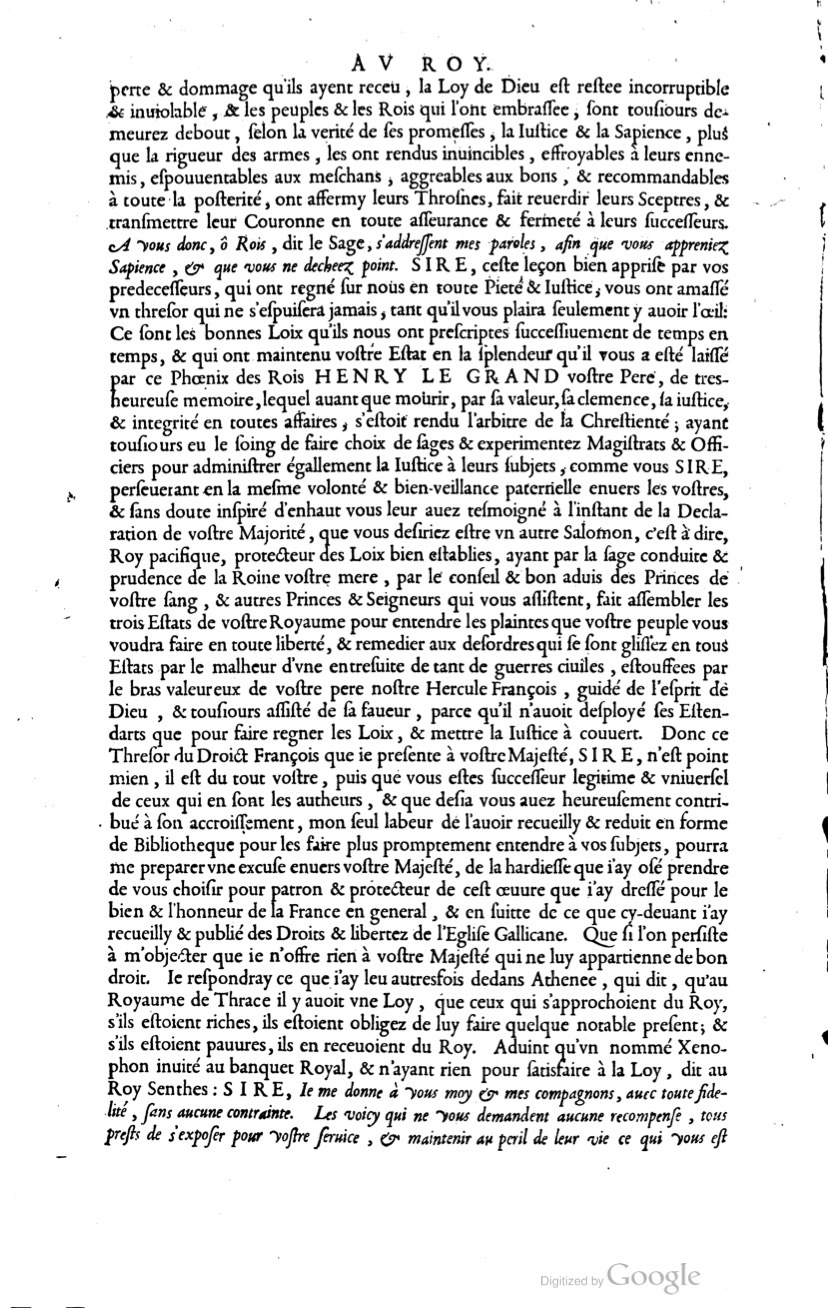 1629 - Veuve Nicolas Buon - Trésor du droit français (21754 T. 1) - BM Lyon