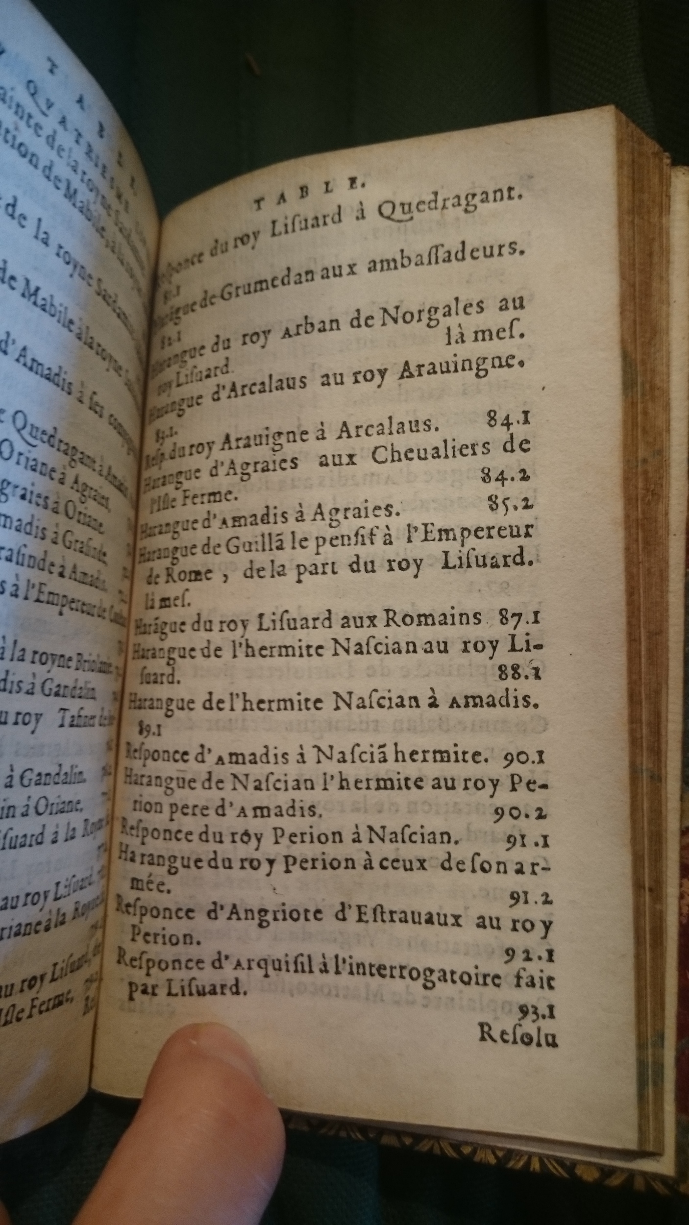 1582 - Jean Huguetan - Trésor des Amadis - BnF Arsenal