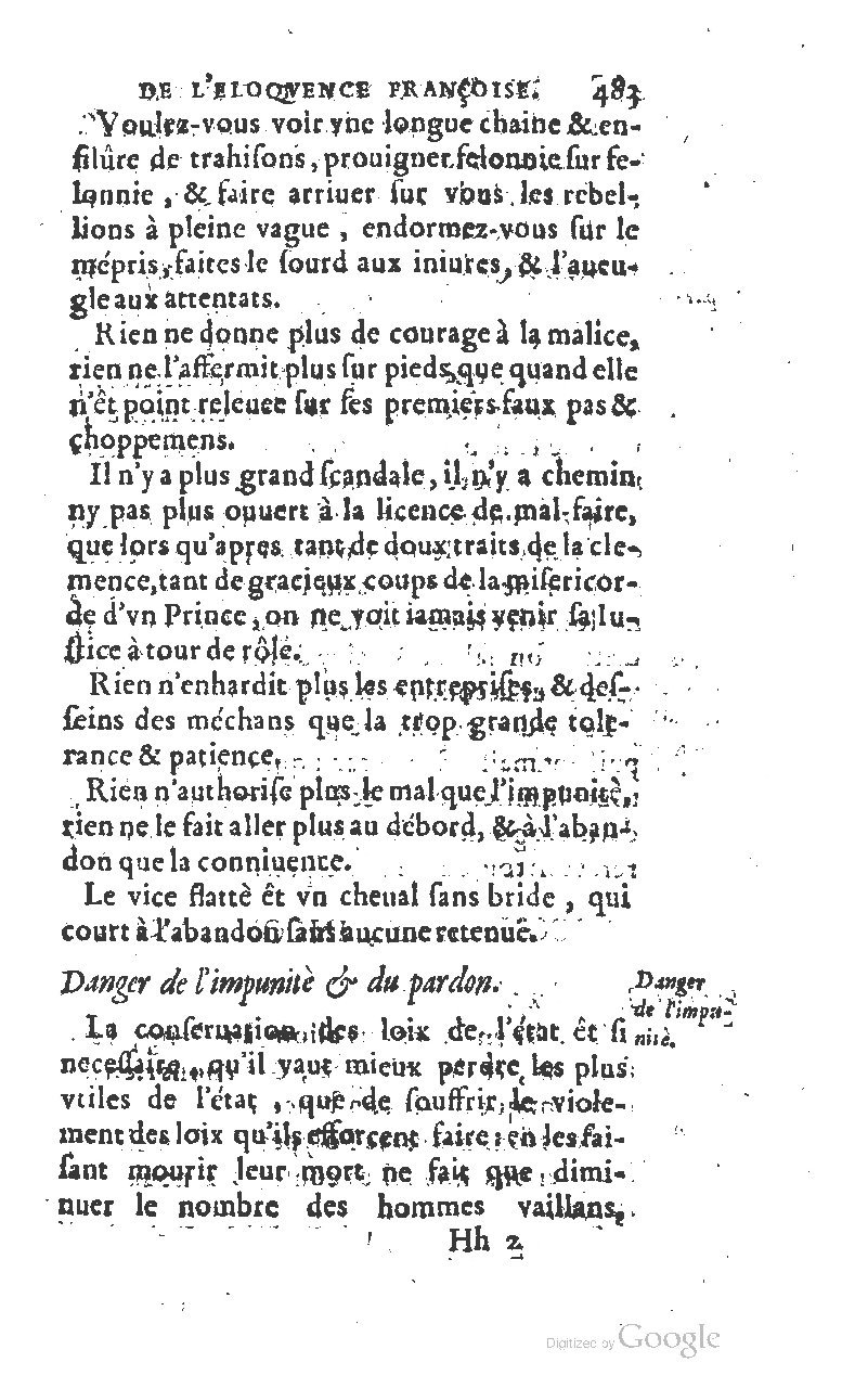1610 - Louis Coste - Trésor de l’éloquence française (Seconde partie) - BM Lyon