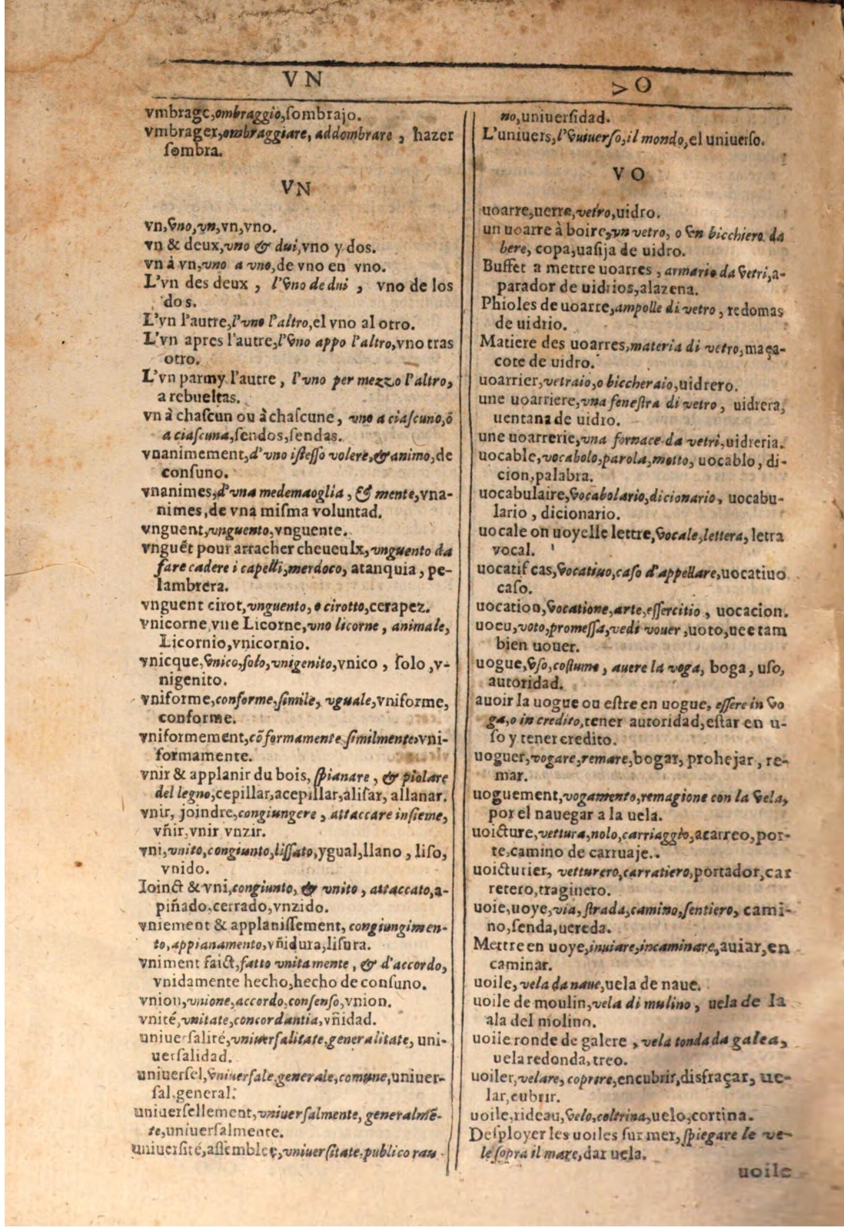 1609 - Philippe Albert et Alexandre Pernet - Trésor des trois langues française, italienne et espagnole (Seconde partie) - BSB Munich 1609 - Philippe Albert et Alexandre Pernet - Trésor des trois langues française, italienne et espagnole (Seconde partie) - BSB Munich